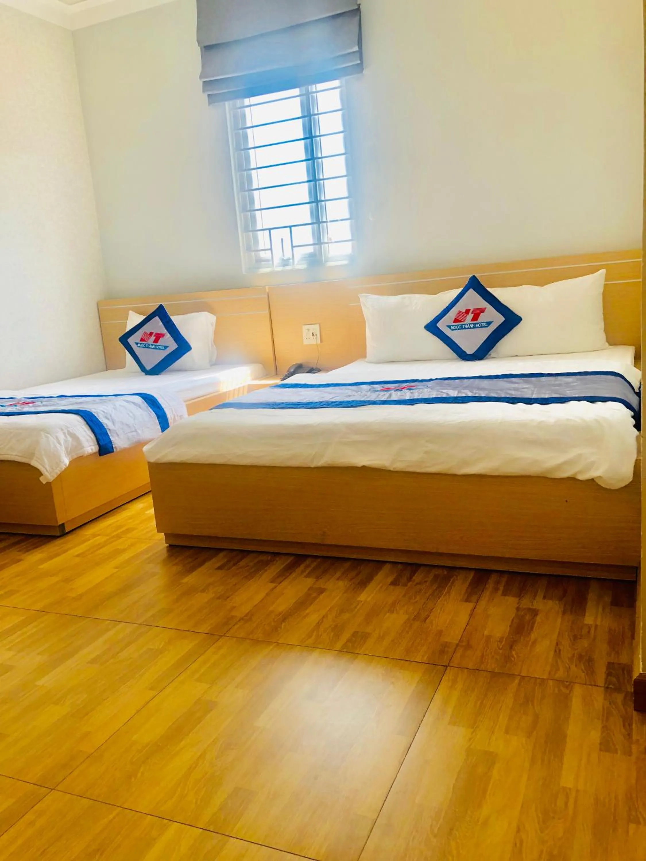 Bed in Ngoc Thanh Hotel