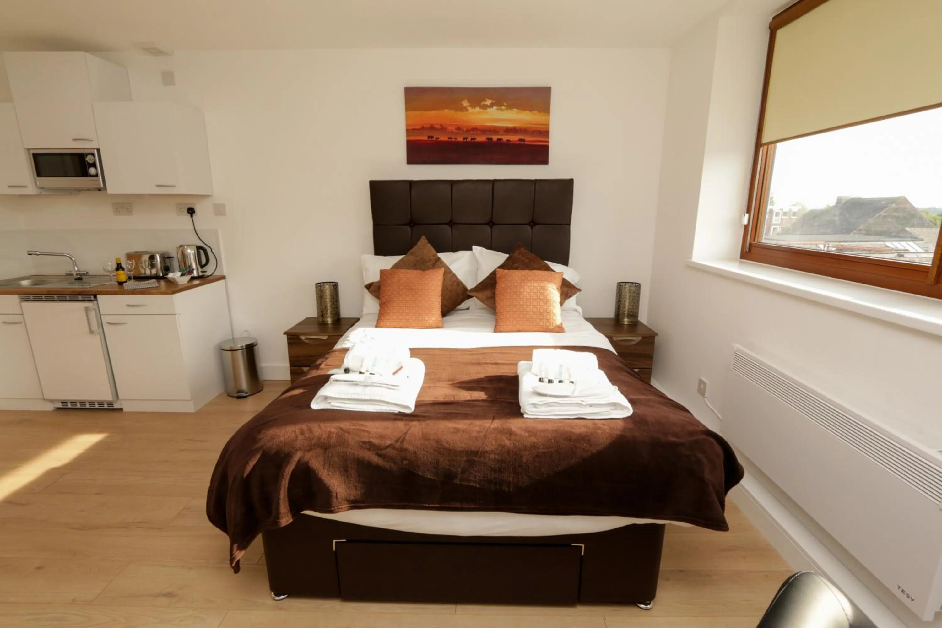 Bed in Trafalgar House