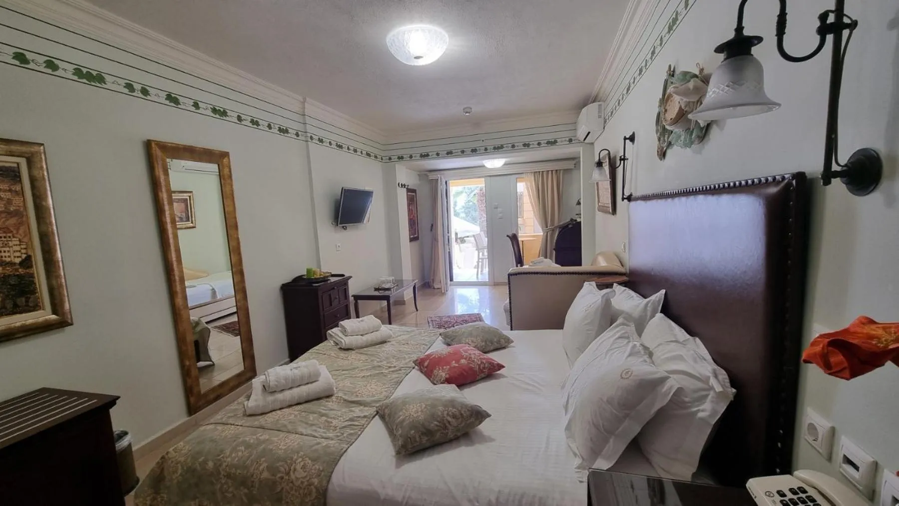 Bed in Enavlion Hotel