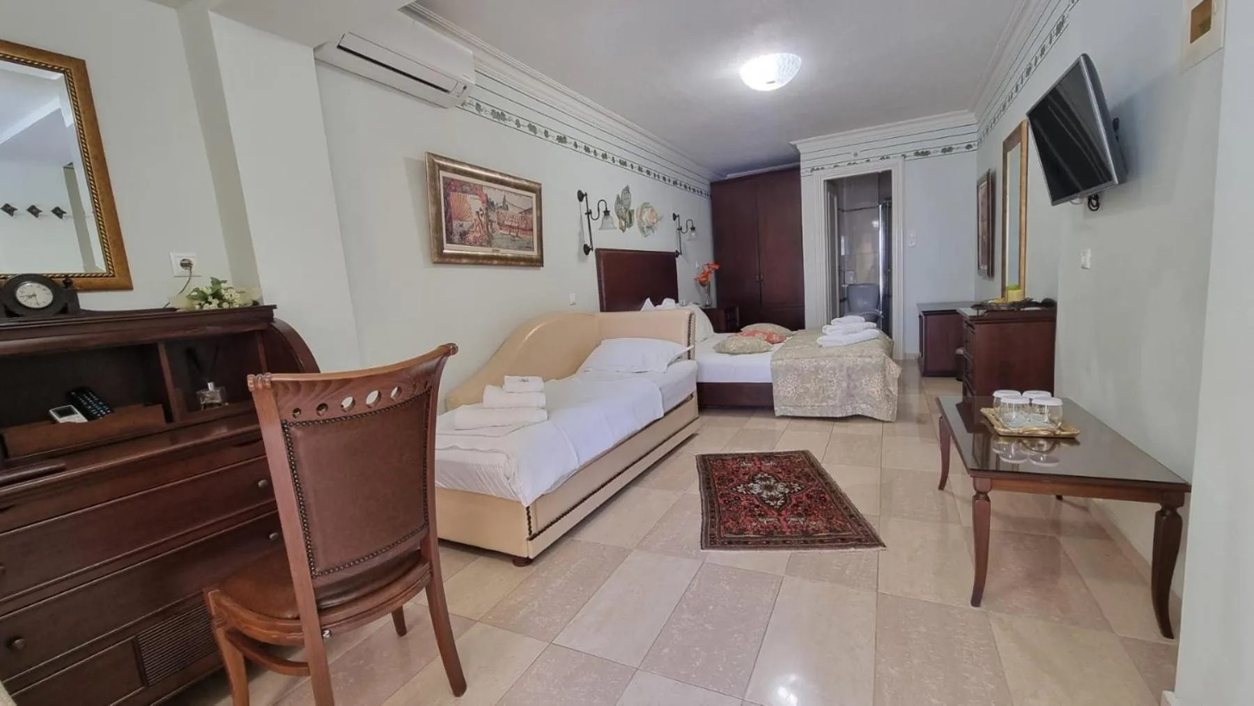 Bed in Enavlion Hotel