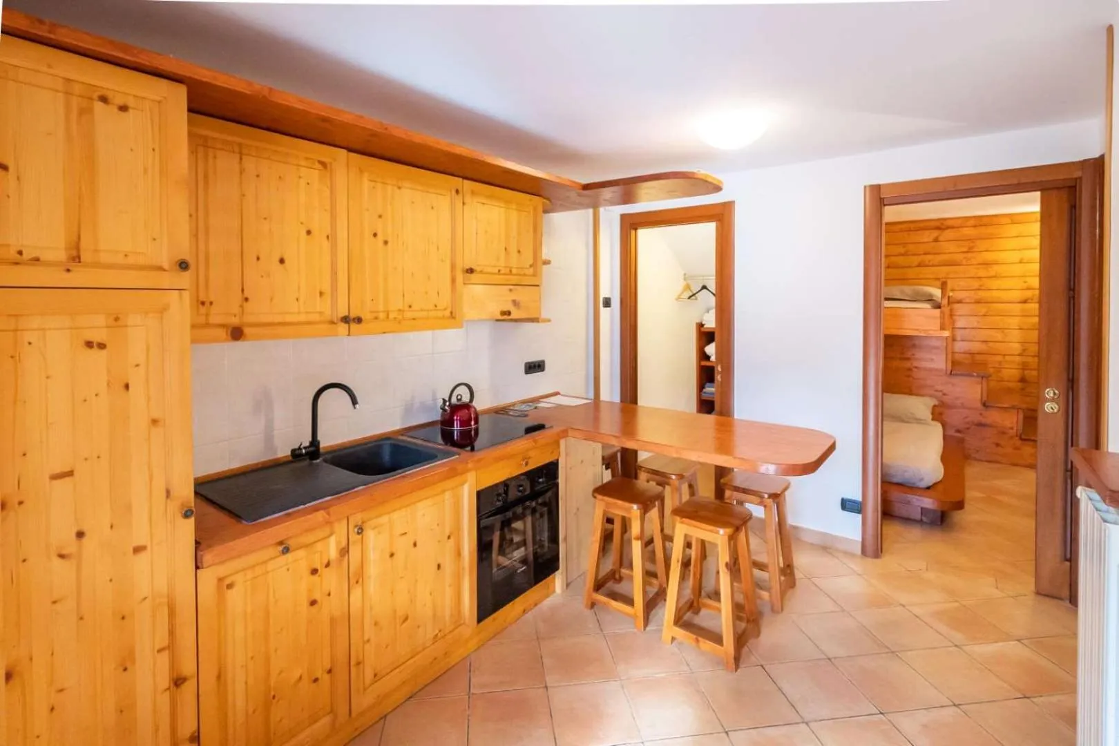 kitchen in Resort Ninfea San Pellegrino Terme