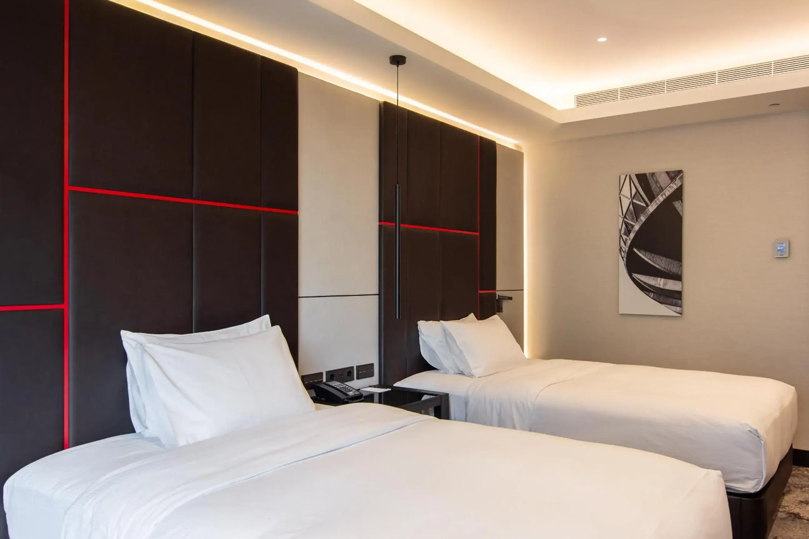 Bedroom, Bed in Hilton Belgrade Bedroom, Bed in Hilton Belgrade