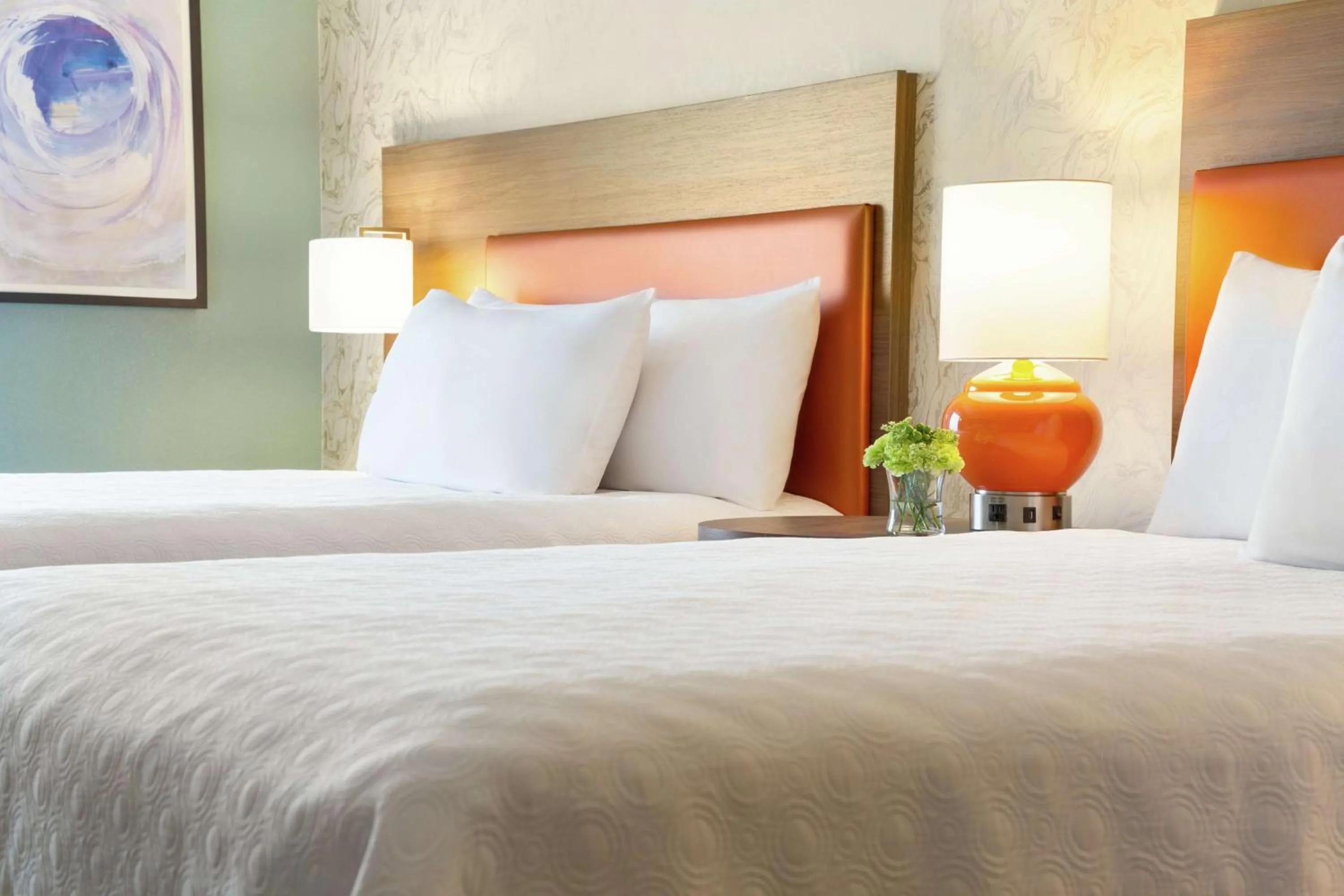 Bed in Home2 Suites By Hilton Frederick