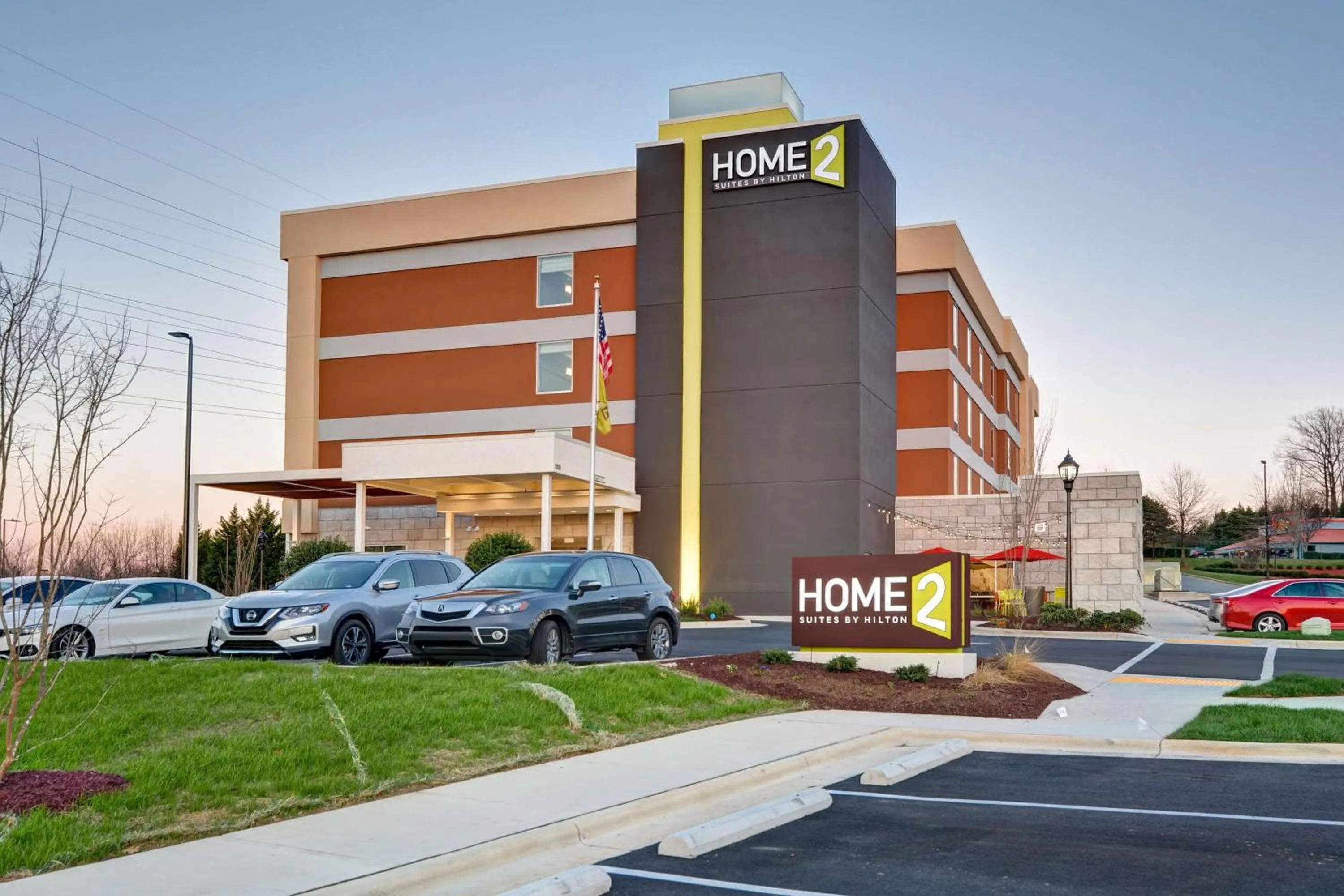 Property building in Home2 Suites By Hilton Winston-Salem Hanes Mall