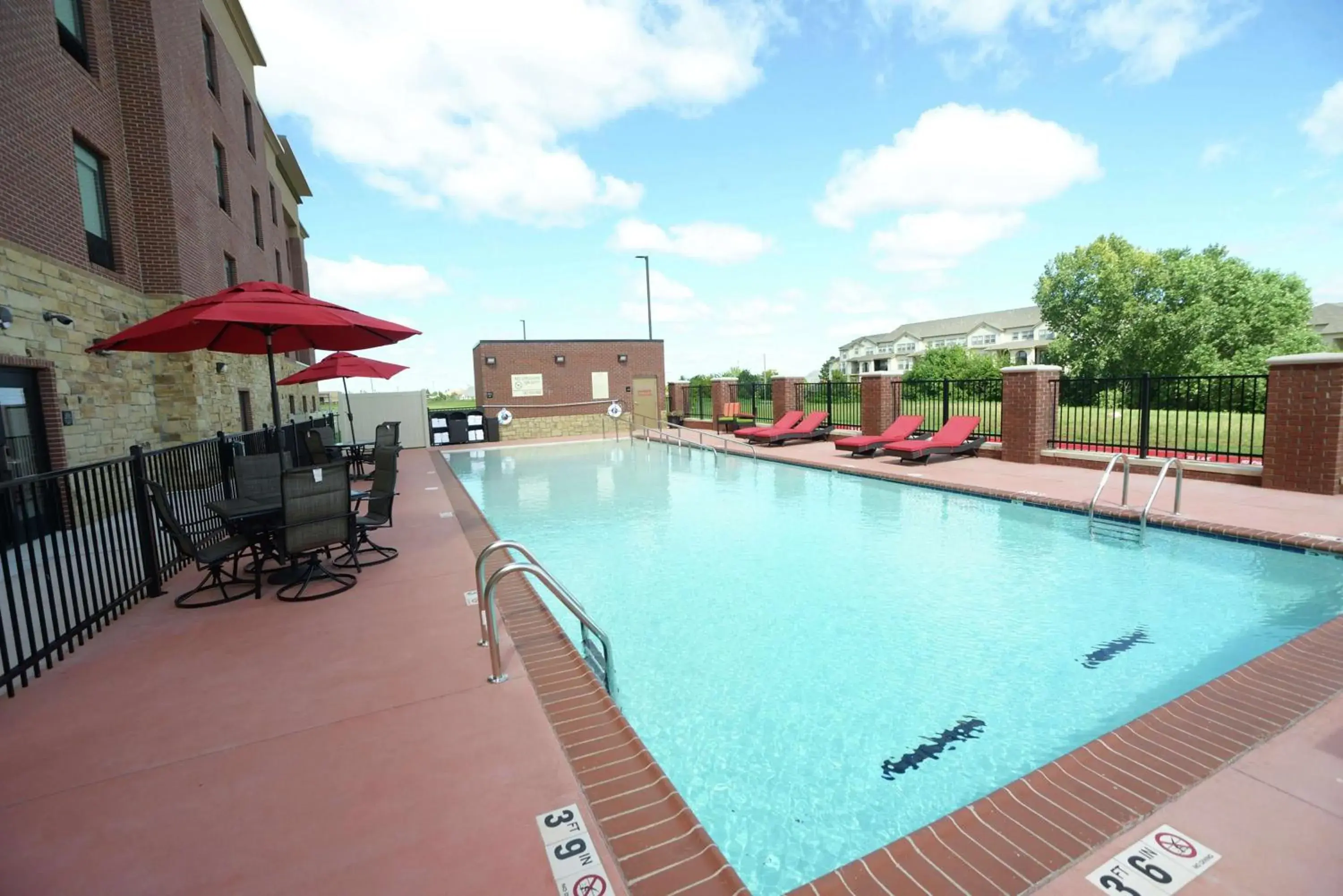 Pool view in Hampton Inn & Suites Oklahoma City/Quail Springs Pool view in Hampton Inn & Suites Oklahoma City/Quail Springs
