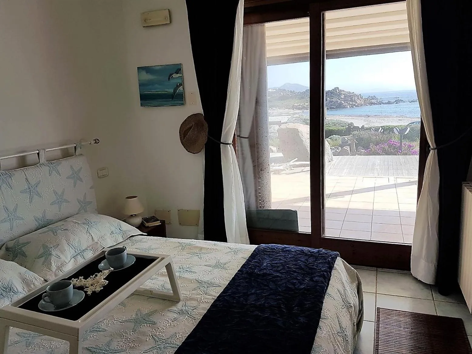 Garden view in B&B Mistral