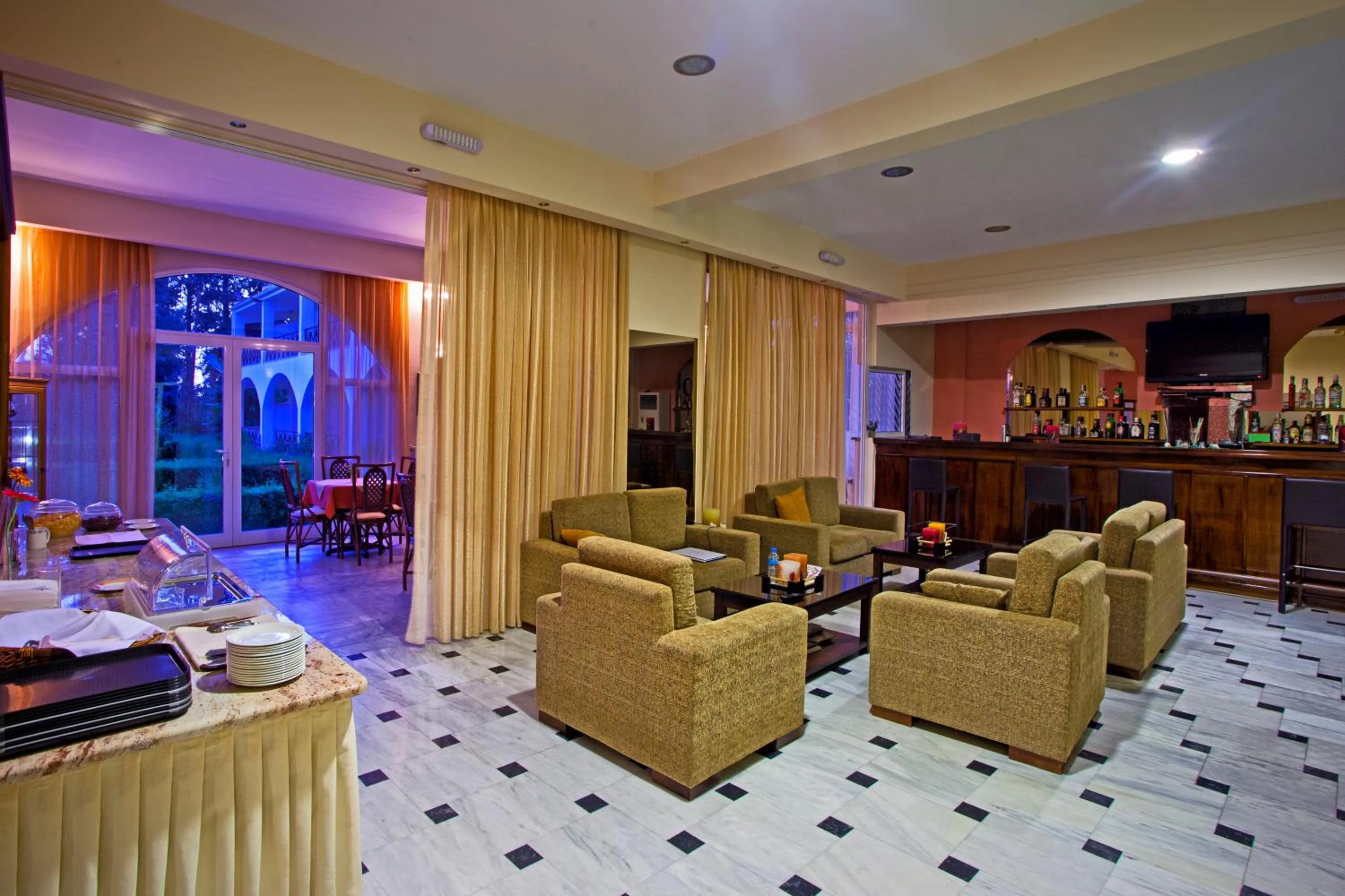 Lounge or bar in Hotel Kalamitsi Apartments