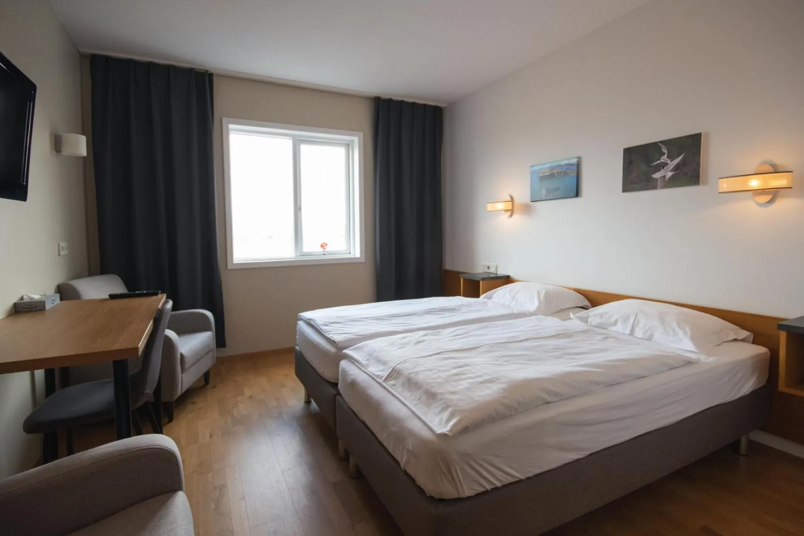 Bedroom, Bed in Hótel Búrfell