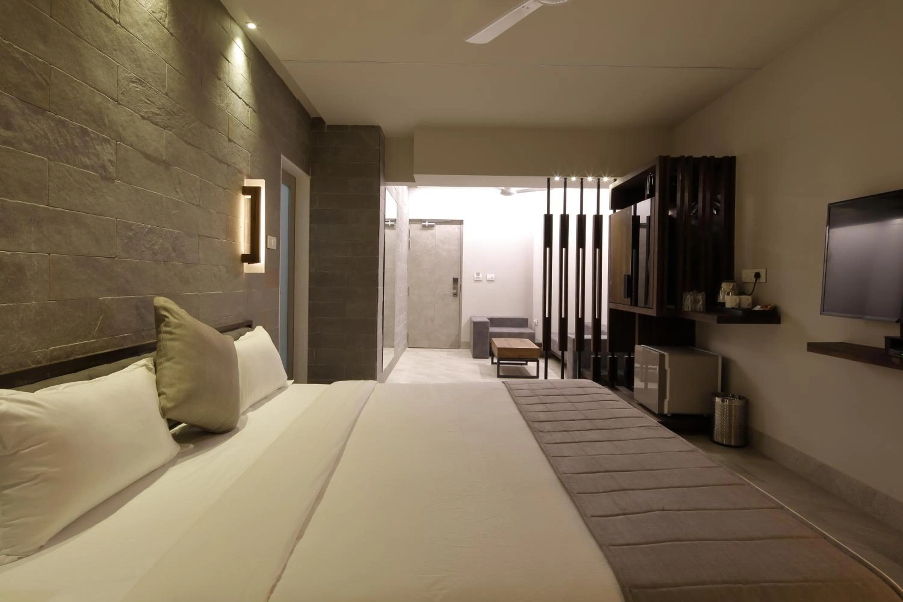 Bed in Hotel Carrefour