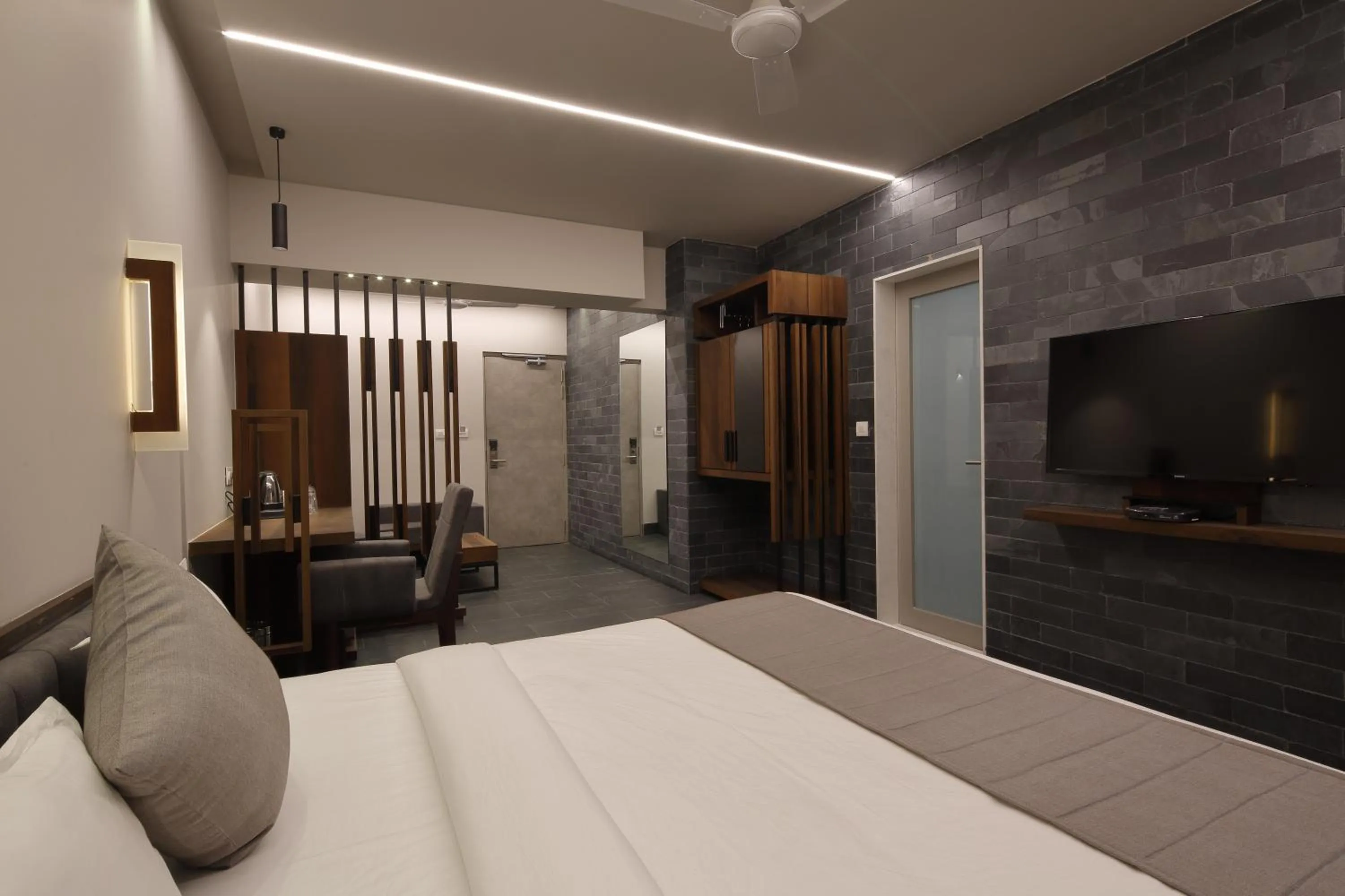 Bedroom in Hotel Carrefour