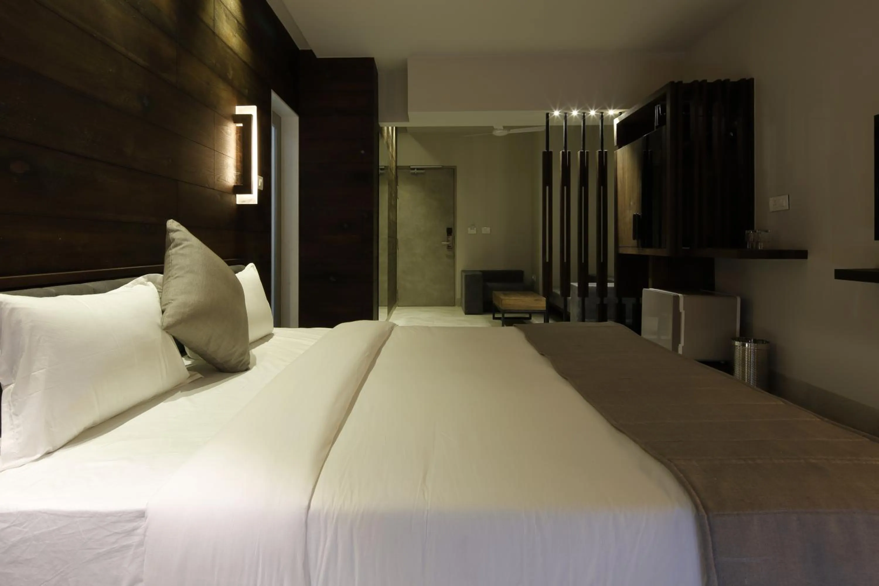 Bed in Hotel Carrefour