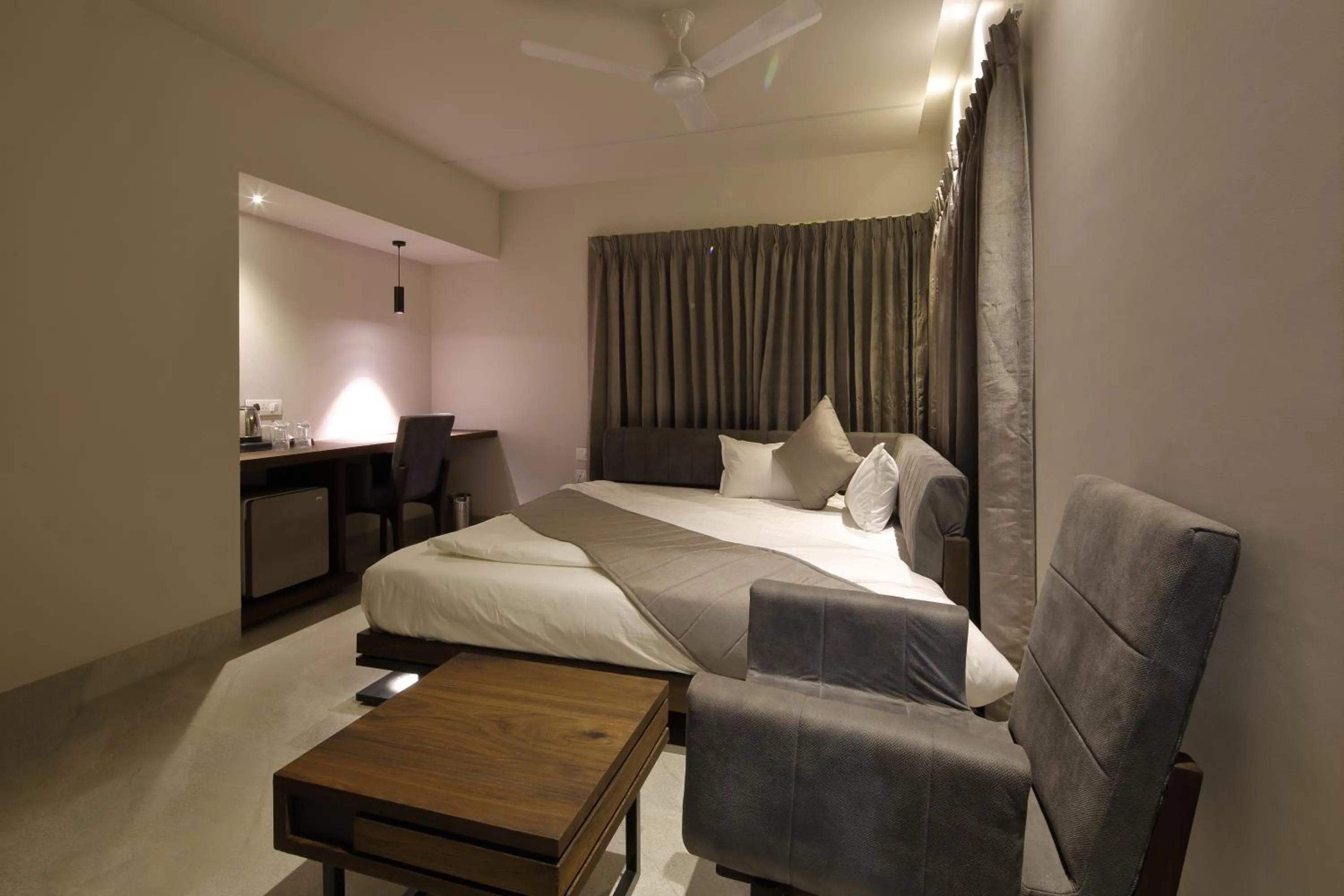 Bed in Hotel Carrefour