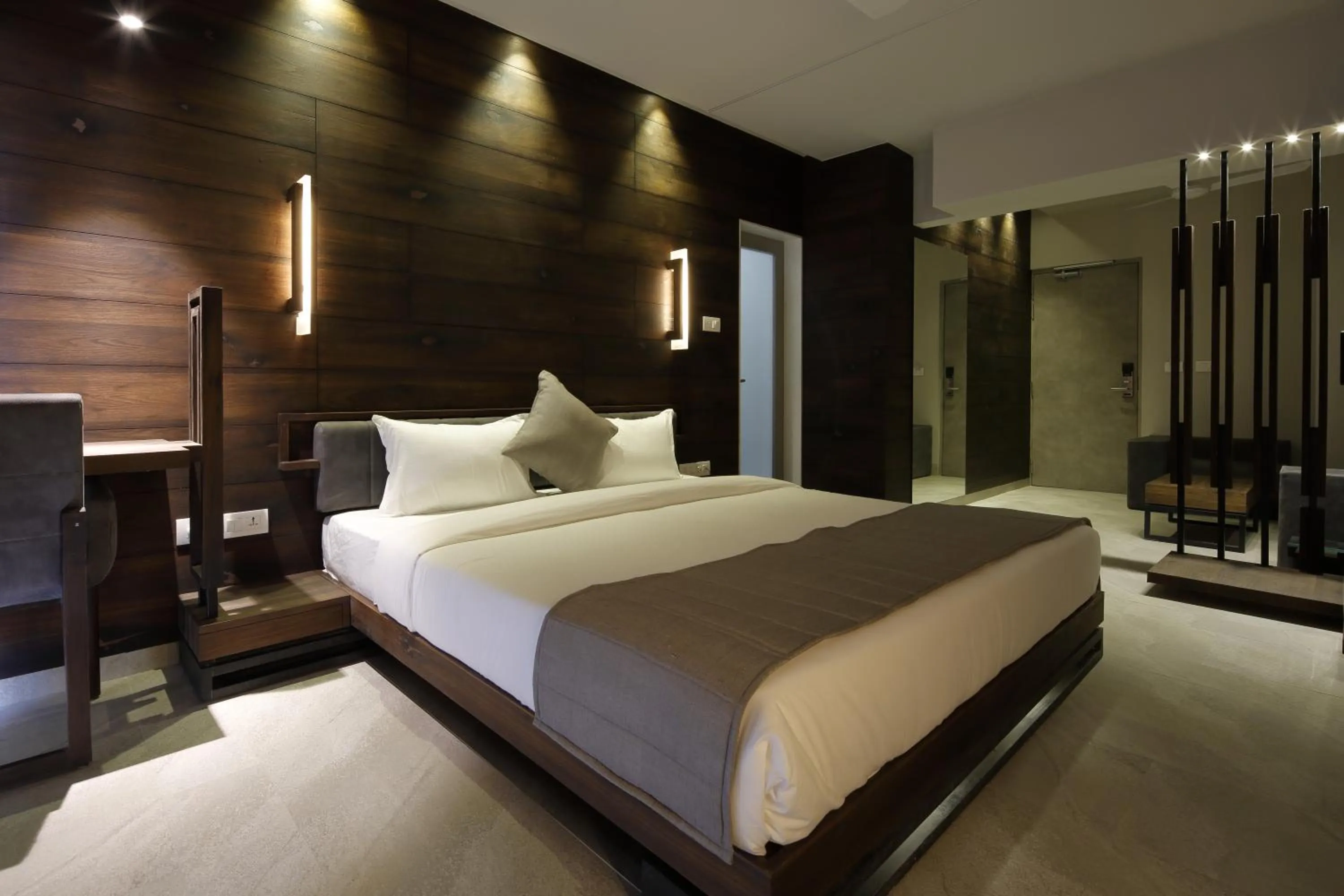 Bedroom in Hotel Carrefour