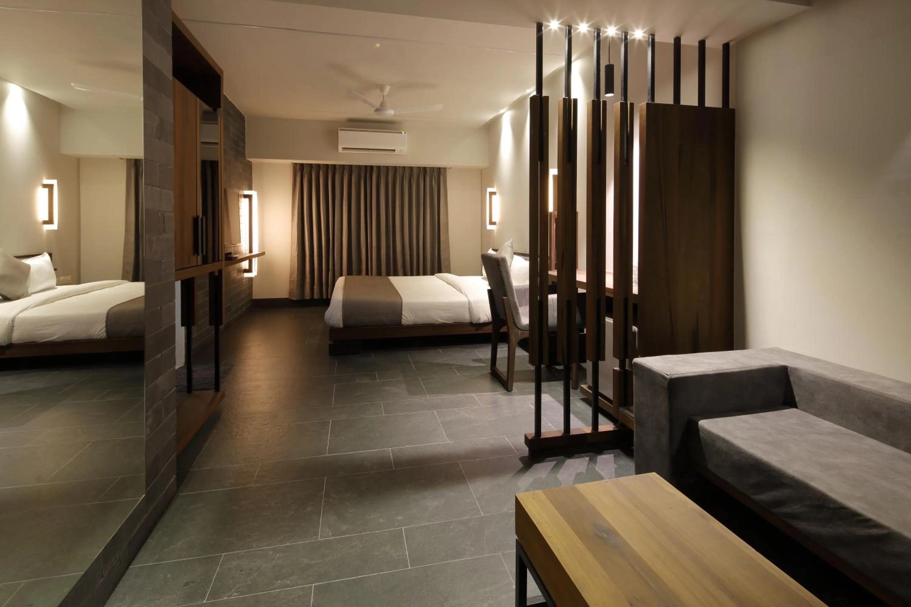 Bed in Hotel Carrefour