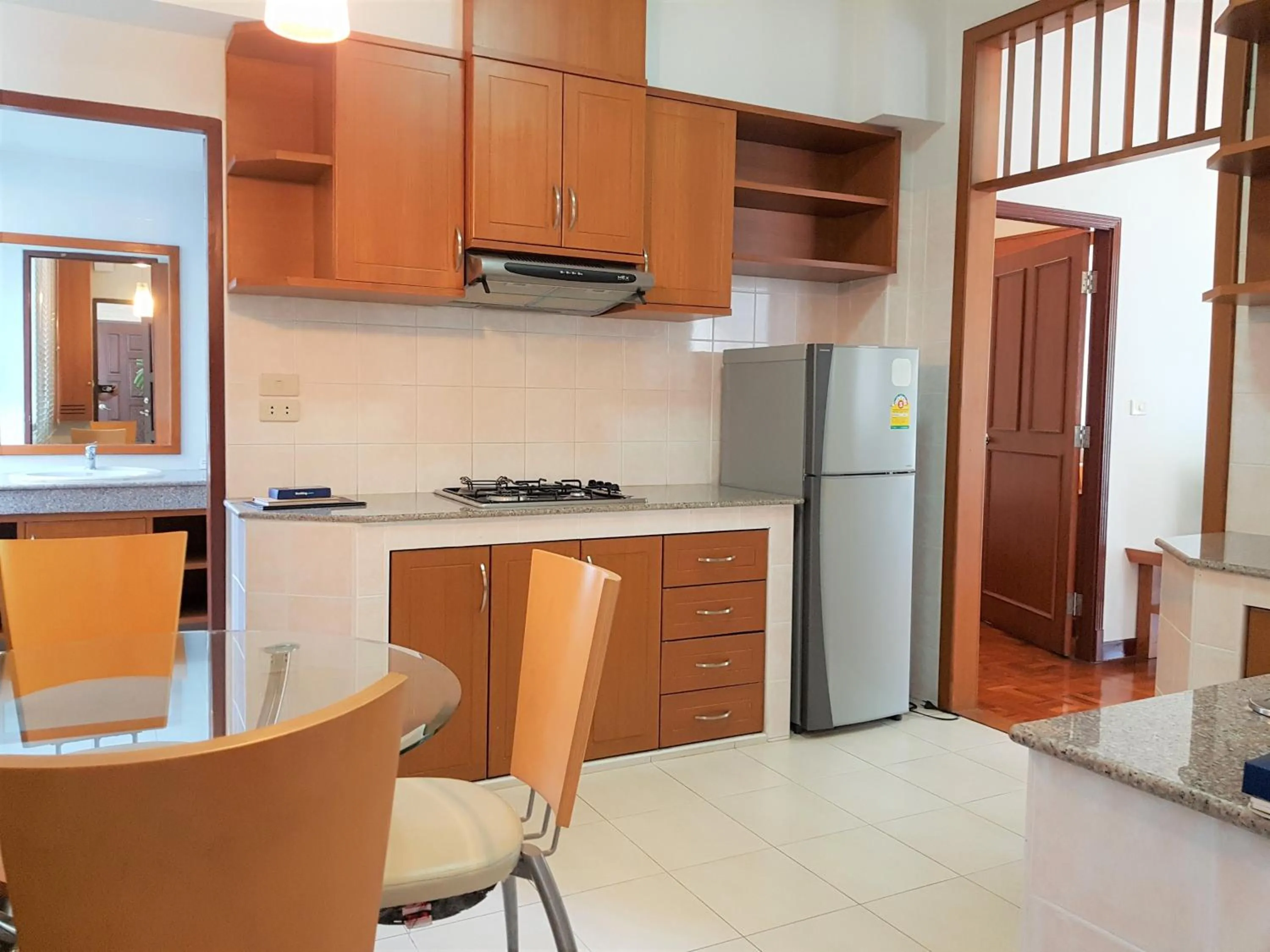 Kitchen or kitchenette in P.T. Court