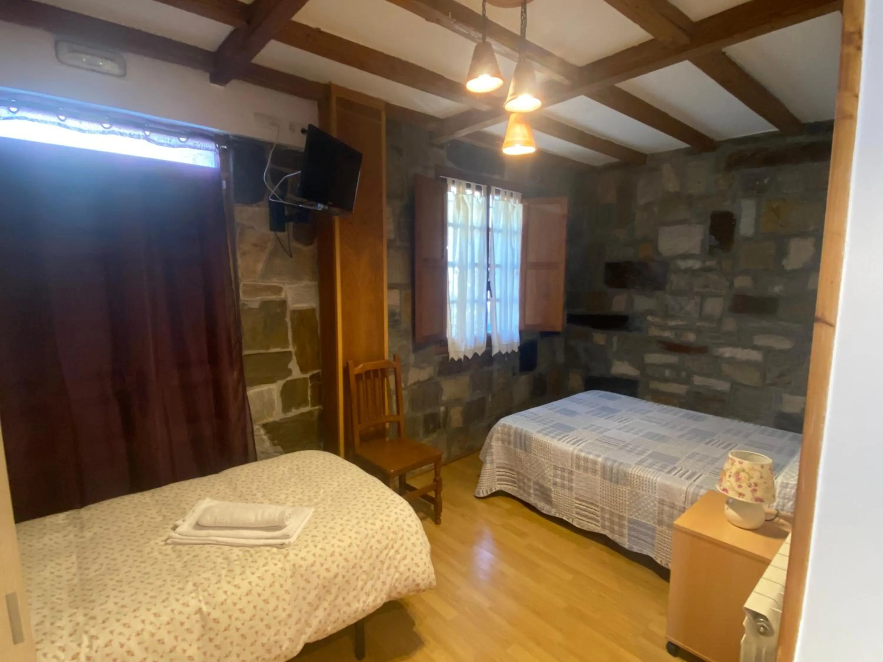 Bed in Hotel Rural Camino Medulas