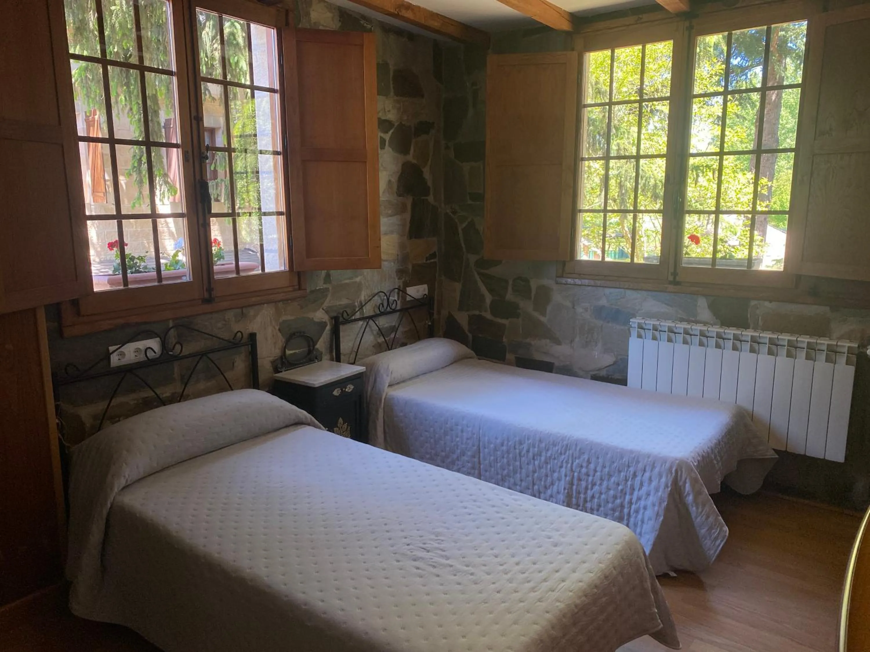 Bed in Hotel Rural Camino Medulas