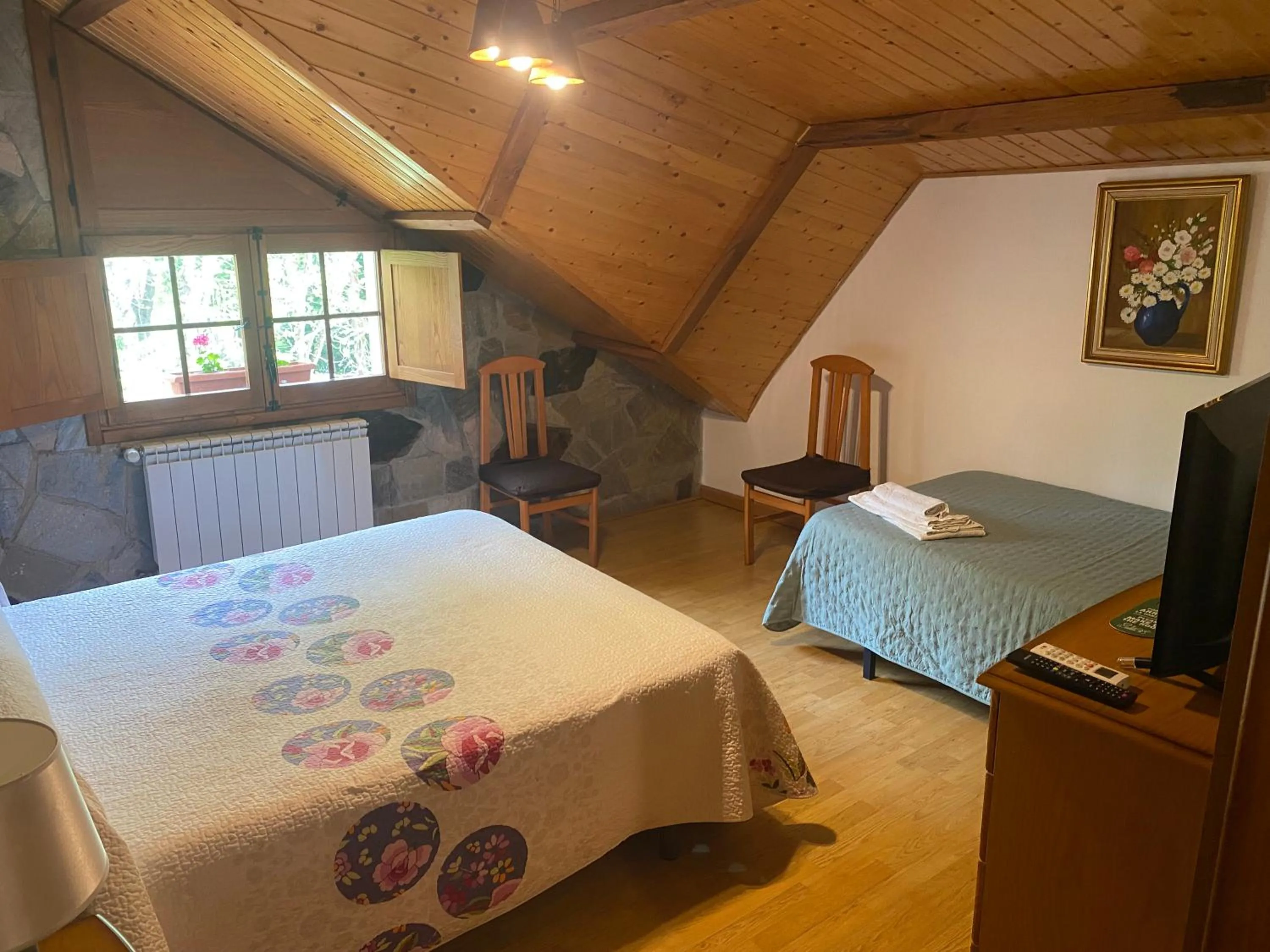 Bed in Hotel Rural Camino Medulas