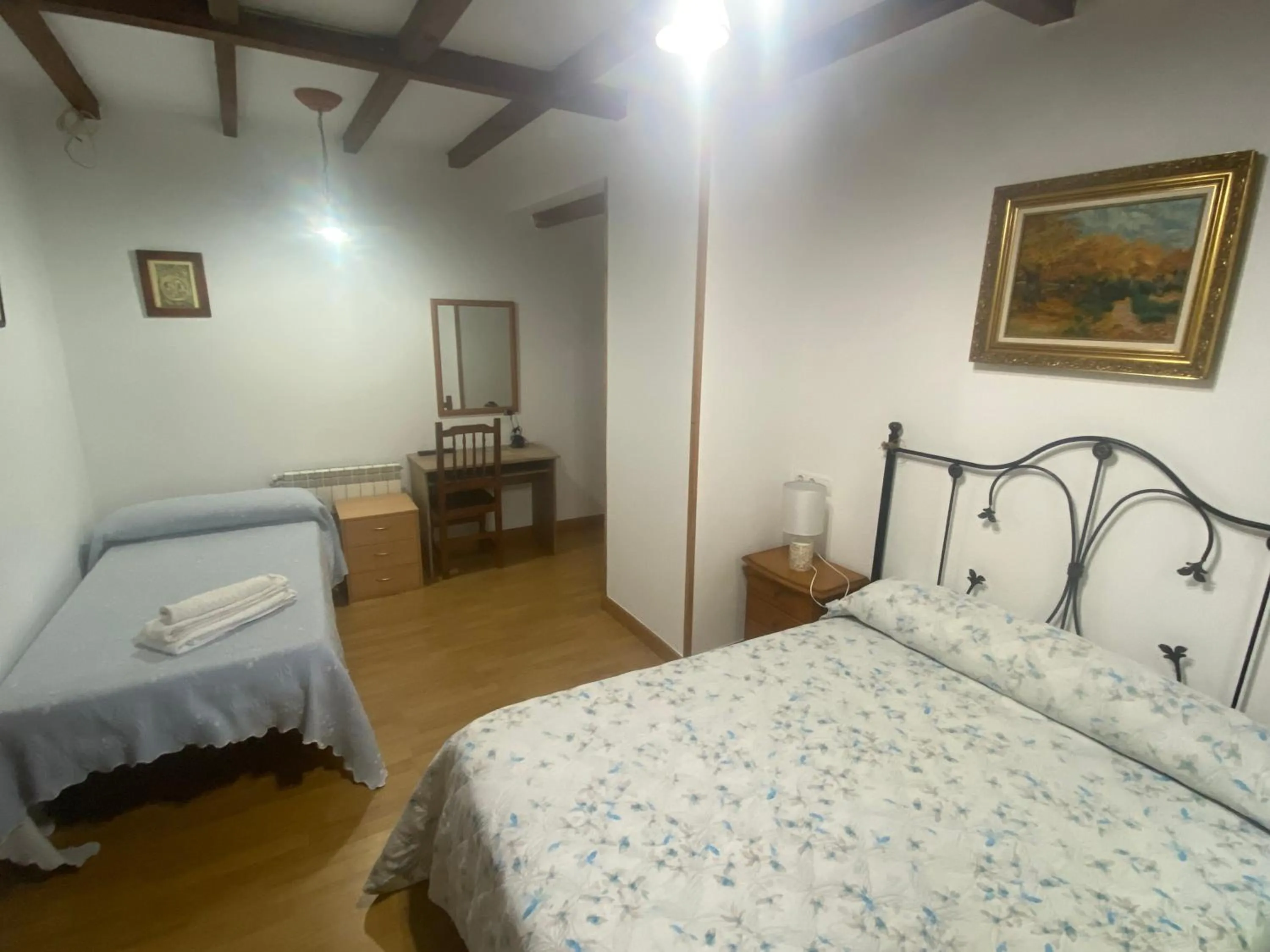 Bed in Hotel Rural Camino Medulas