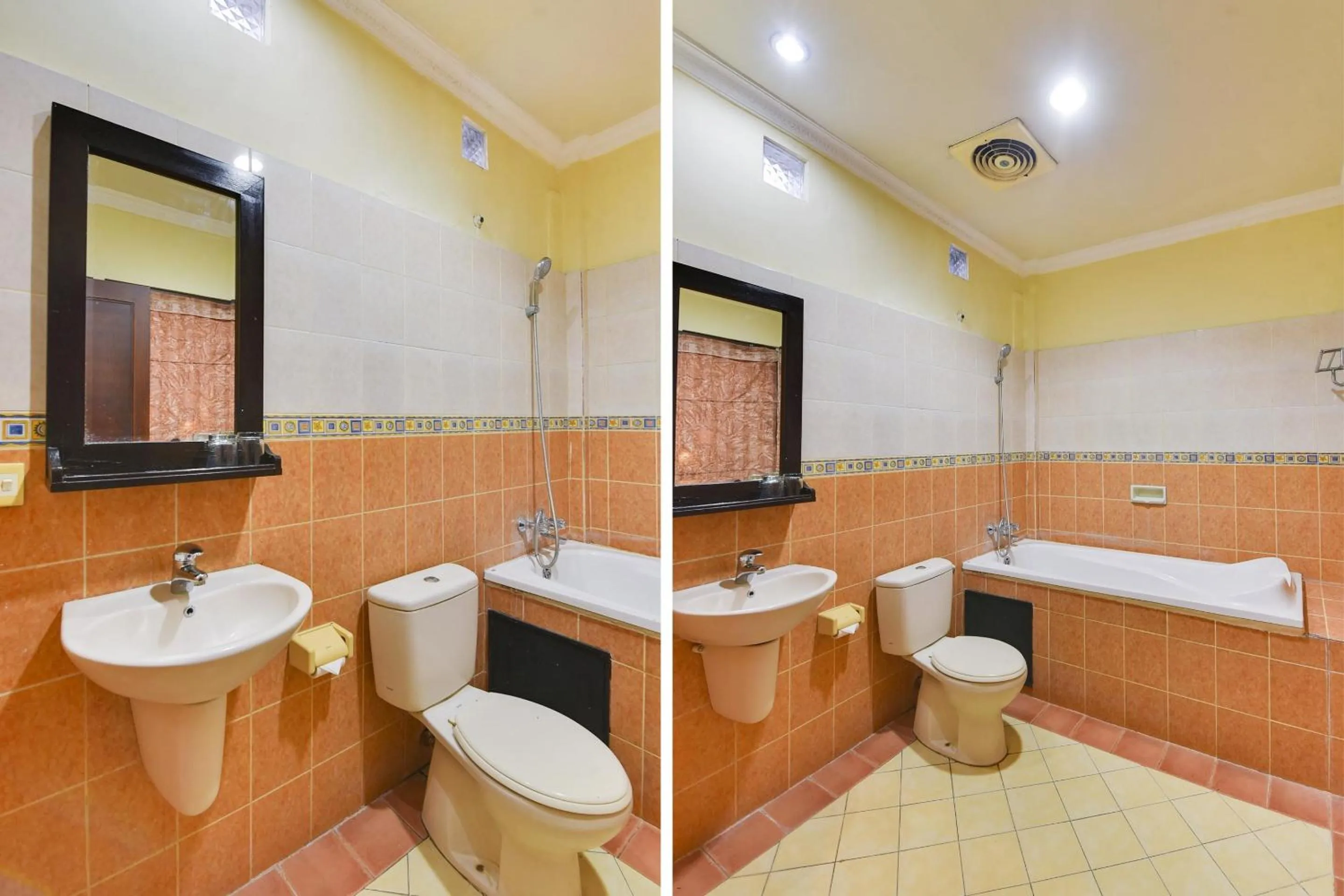 Bathroom in Super OYO Townhouse Oak Maxi Hotel Legian