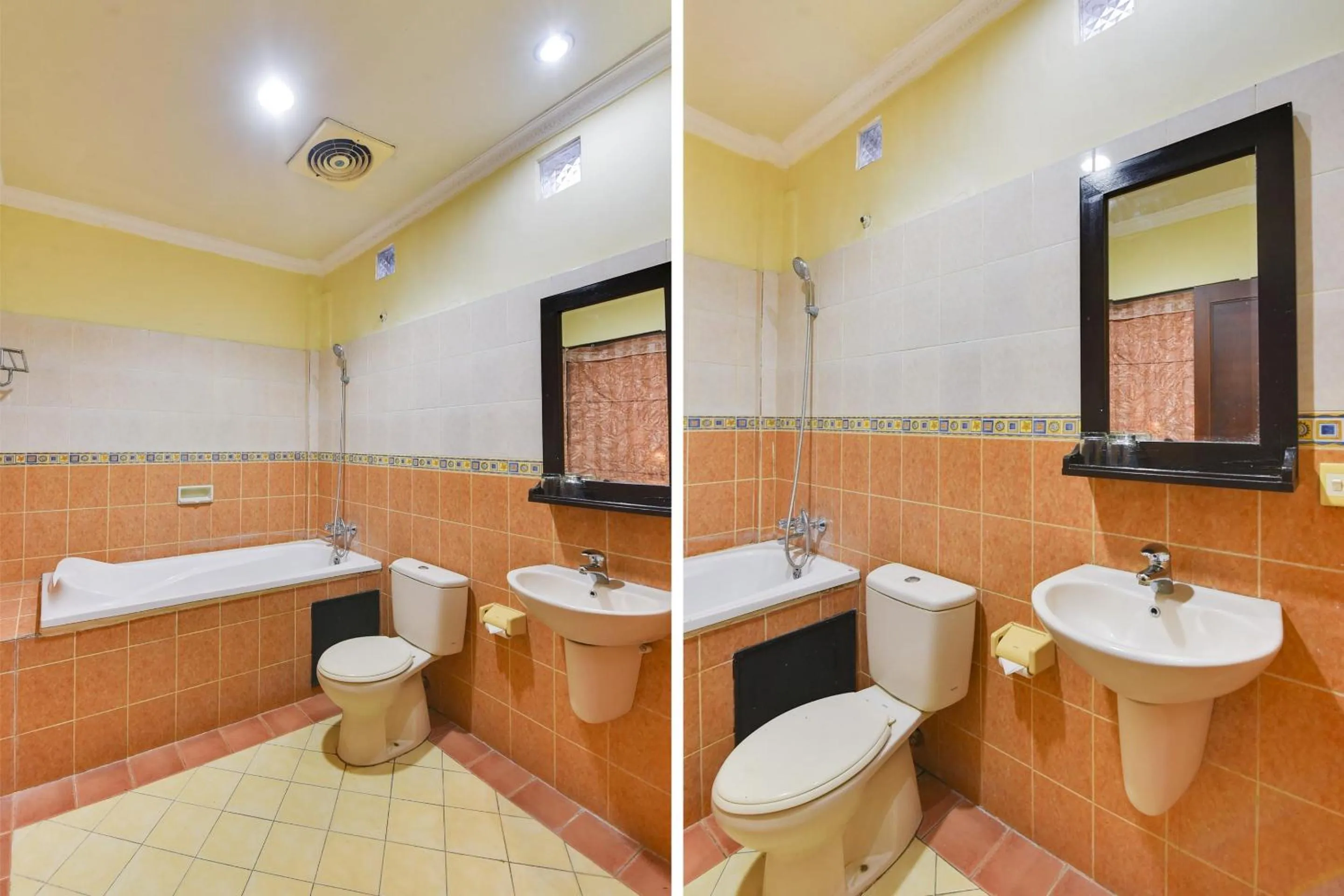 Bathroom in Super OYO Townhouse Oak Maxi Hotel Legian