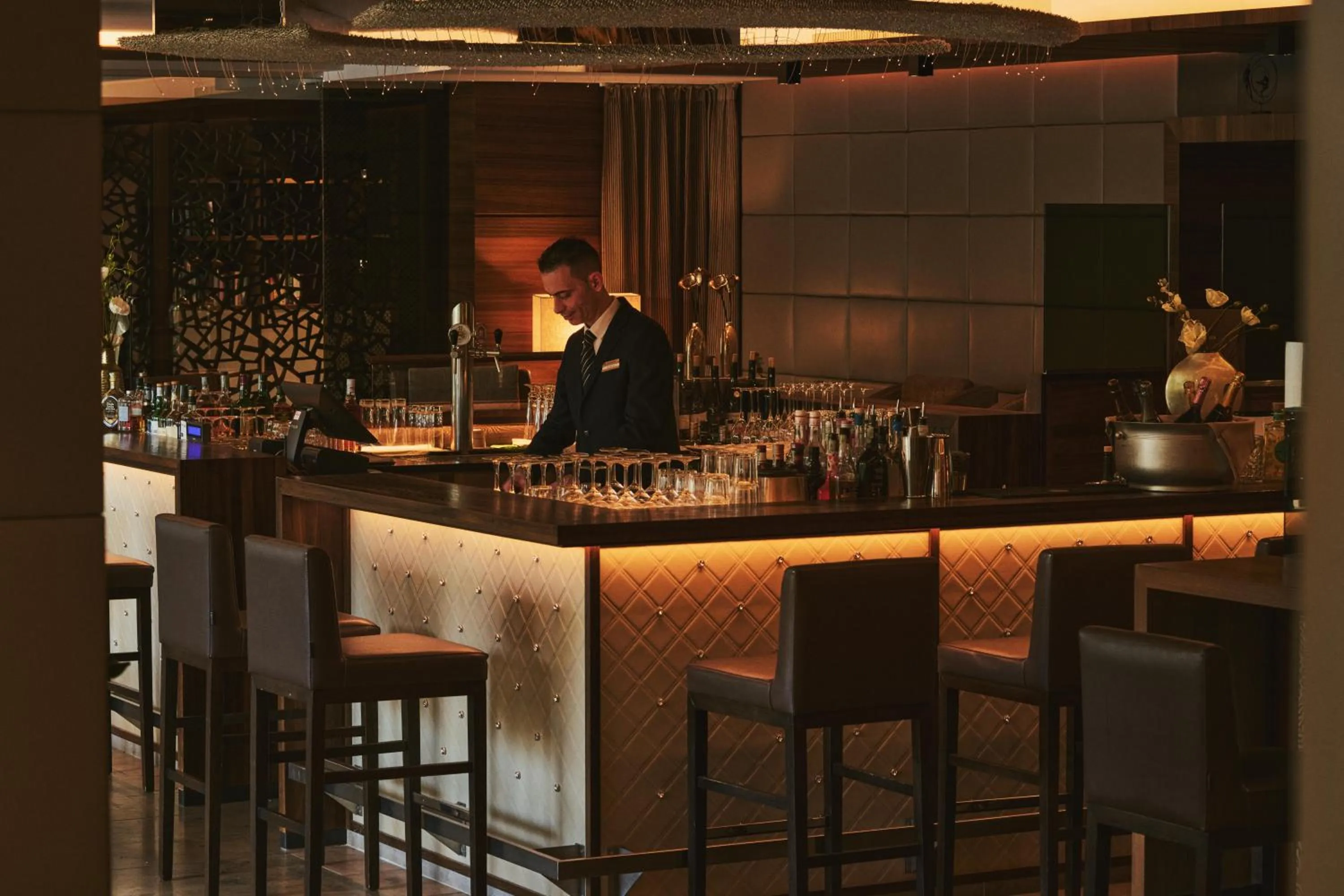 Lounge or bar in ALPIANA - green luxury Dolce Vita Hotel