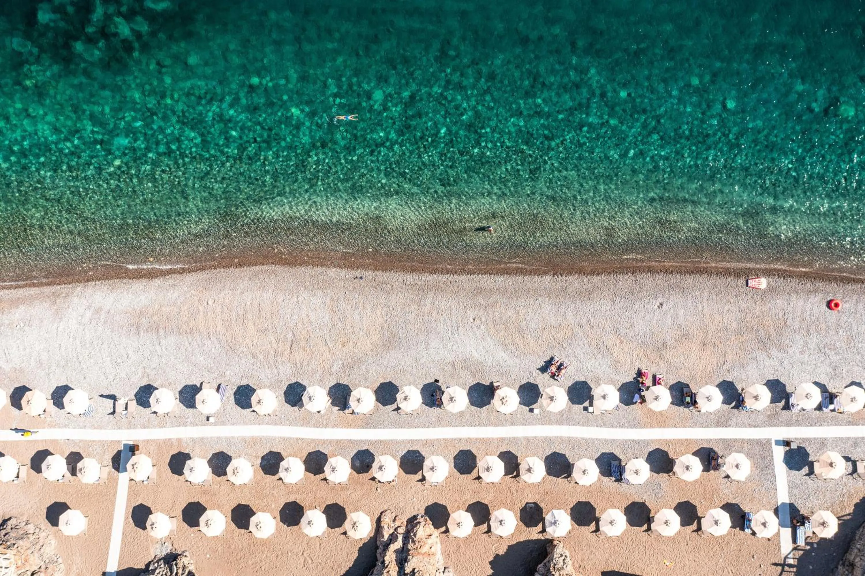 Beach in The Chedi Luštica Bay