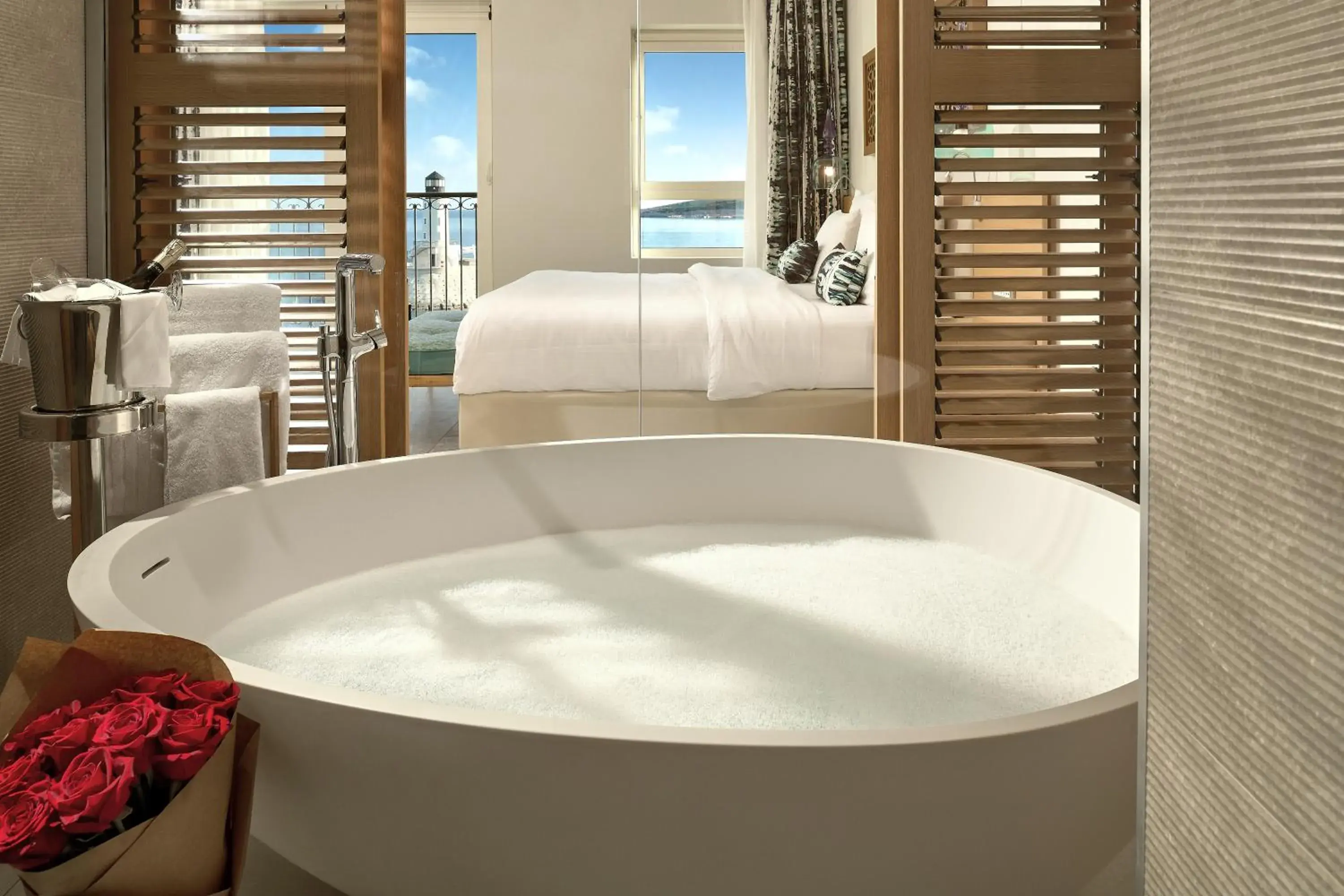 Bed in The Chedi Luštica Bay Bed in The Chedi Luštica Bay