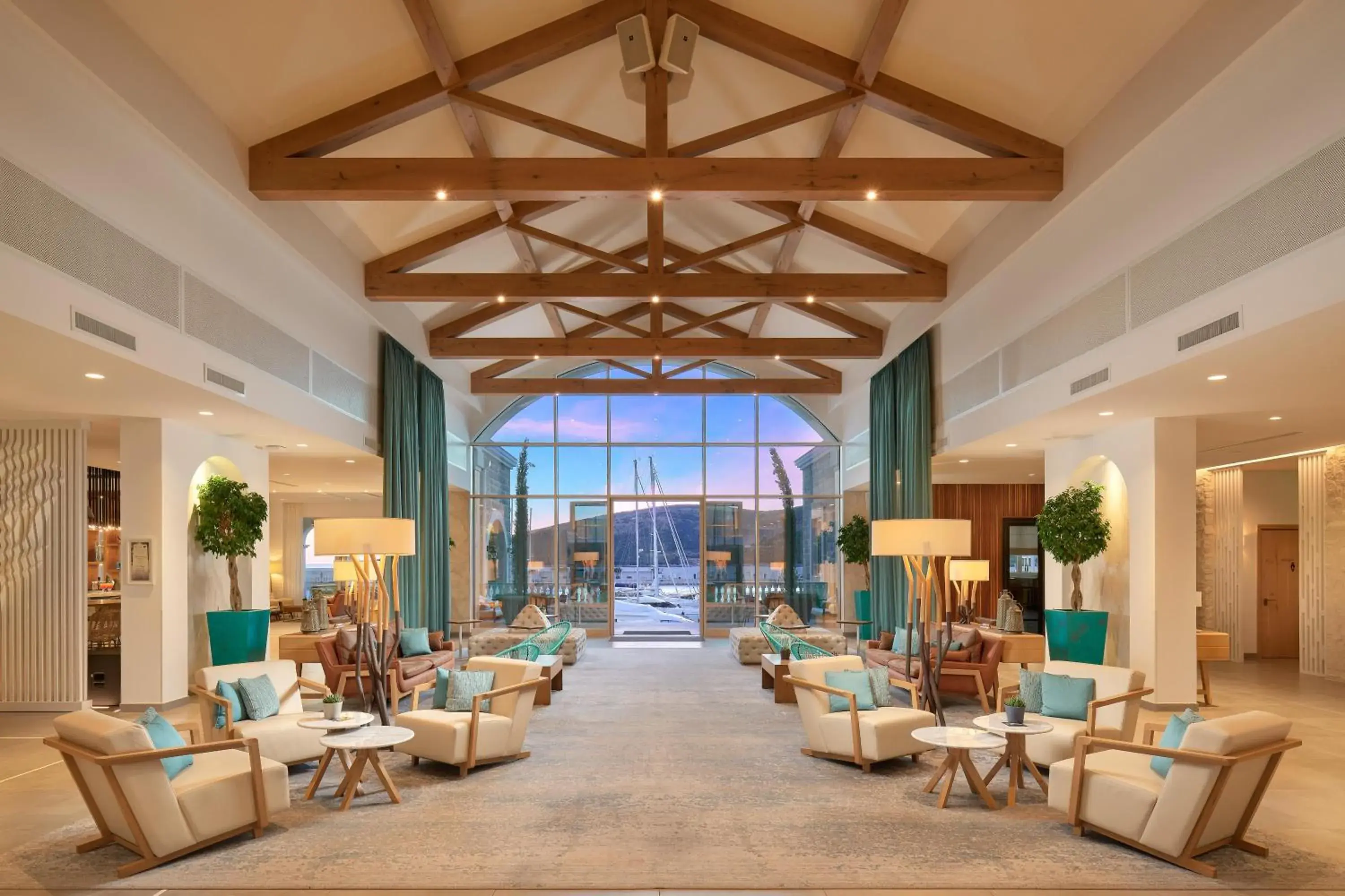 Lobby or reception in The Chedi Luštica Bay Lobby or reception in The Chedi Luštica Bay