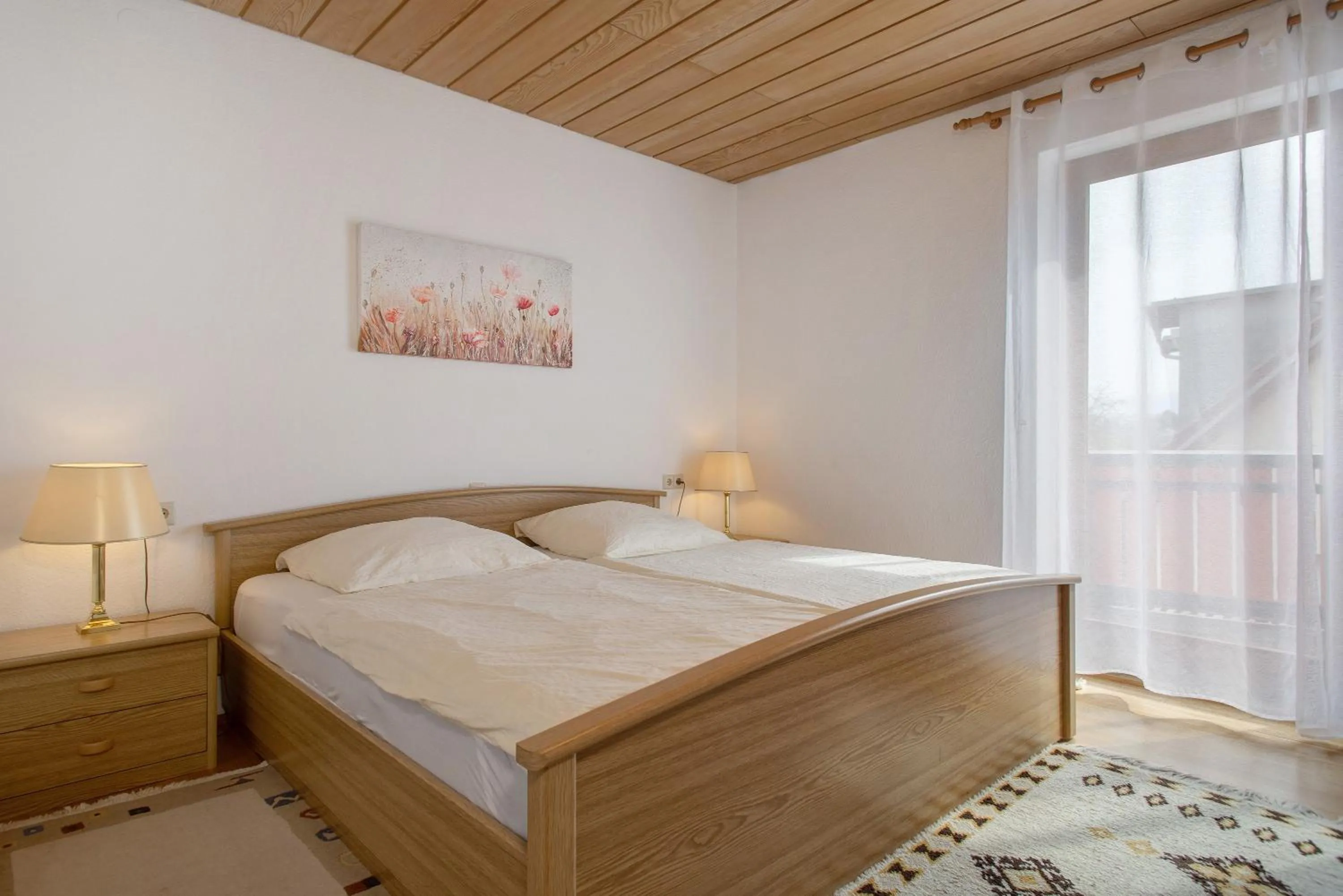 Living room, Bed in Hotel Garni Vitamari