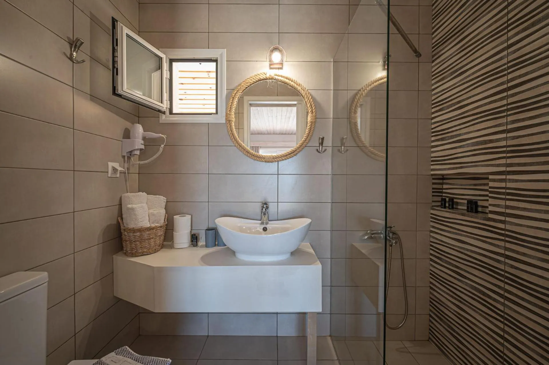 Bathroom in Leonidas Resort