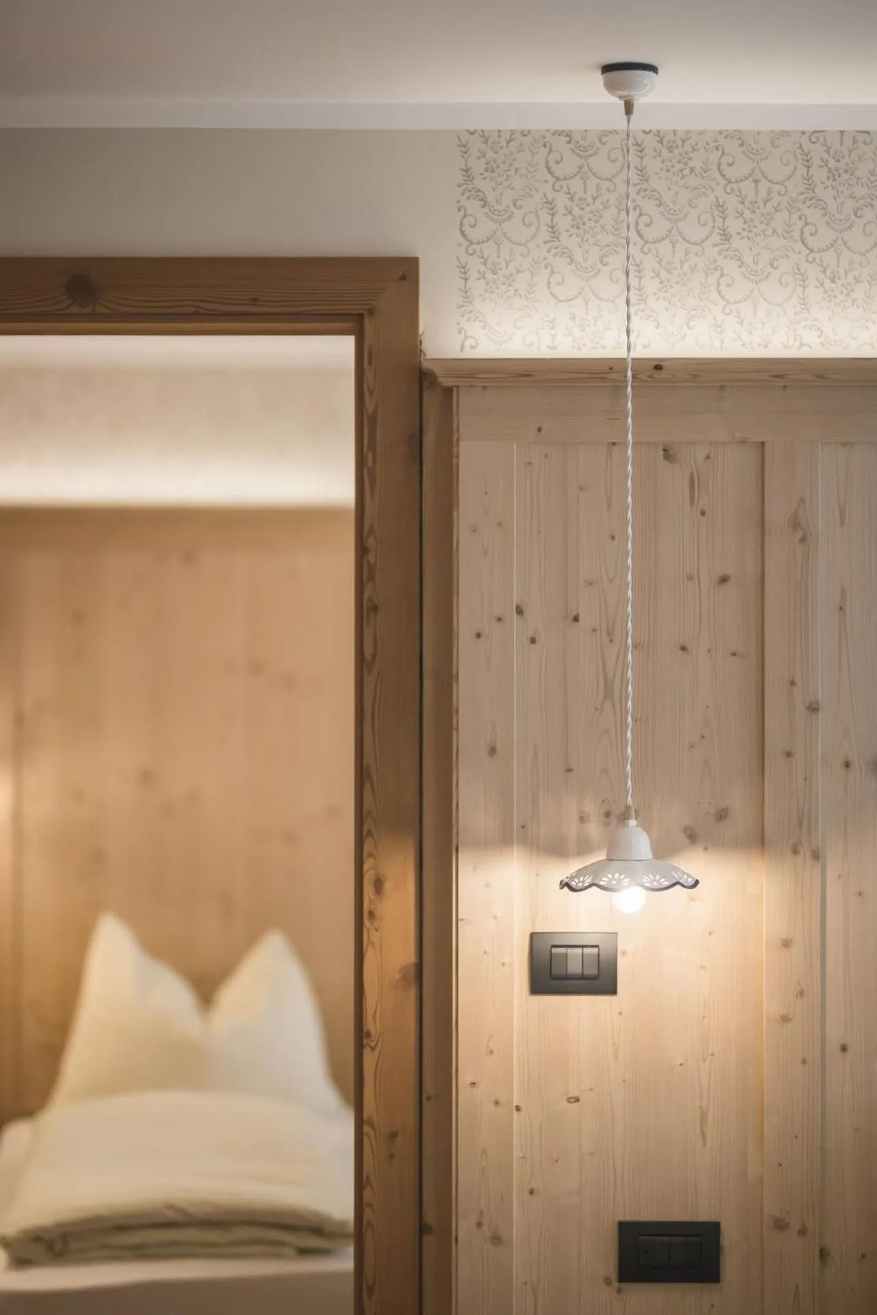 Decorative detail, Bed in Emma Historic Hotel