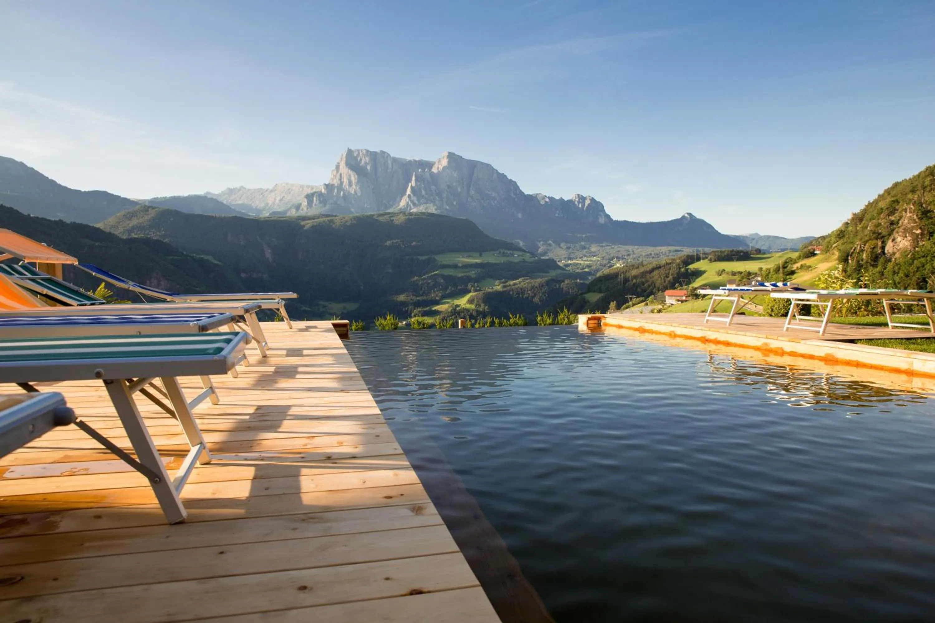 Open Air Bath in Hotel-Chalet Pennhof