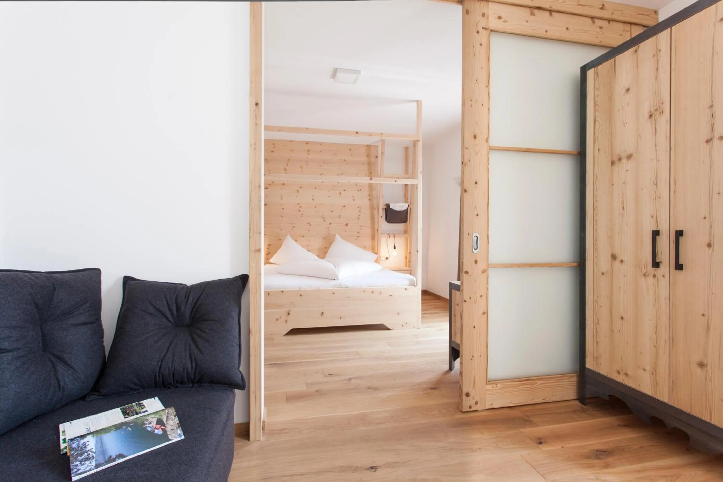 Bed in Hotel-Chalet Pennhof