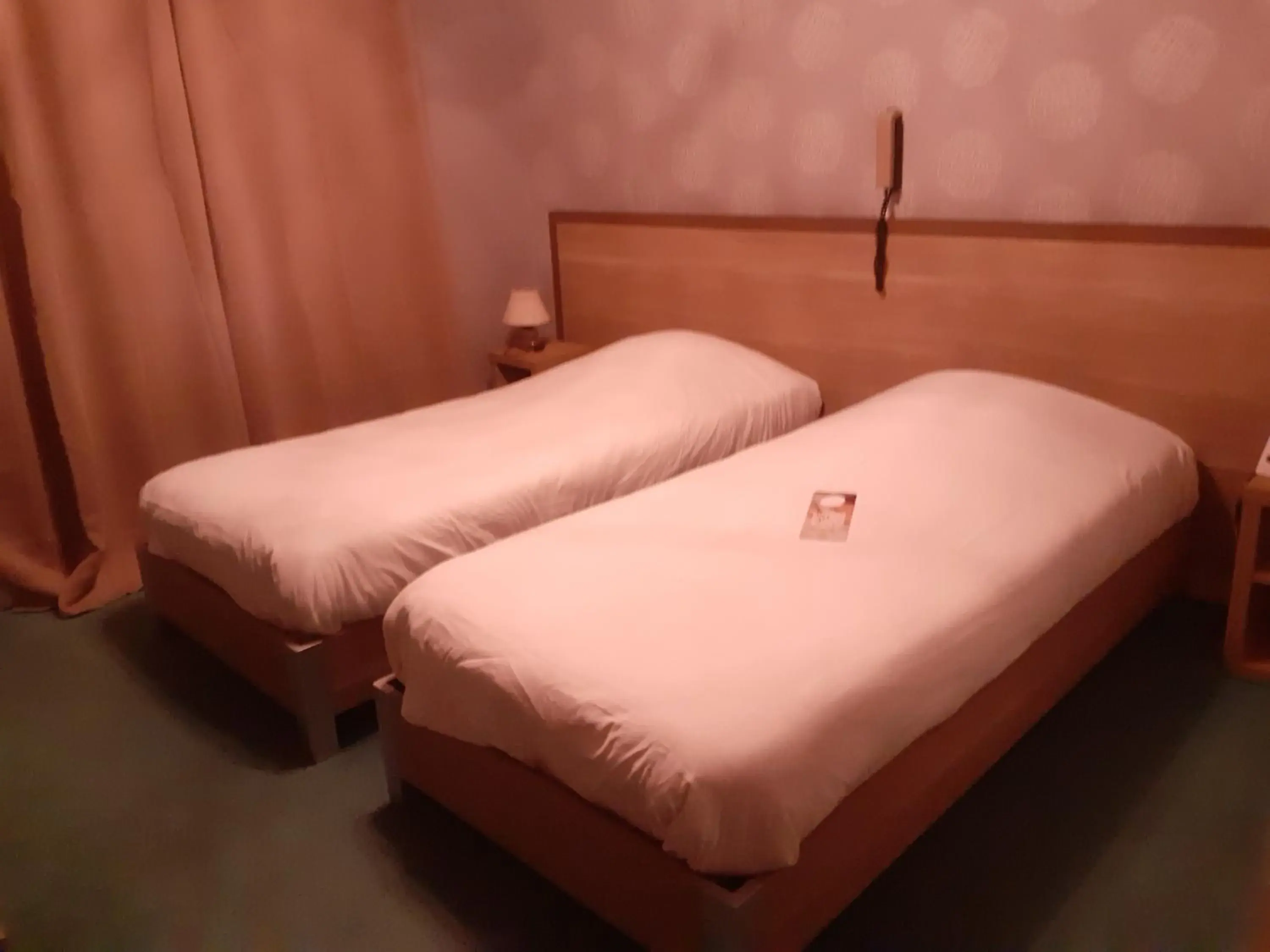 Twin Room in Hôtel Auberge de la Bonde logis Twin Room in Hôtel Auberge de la Bonde logis