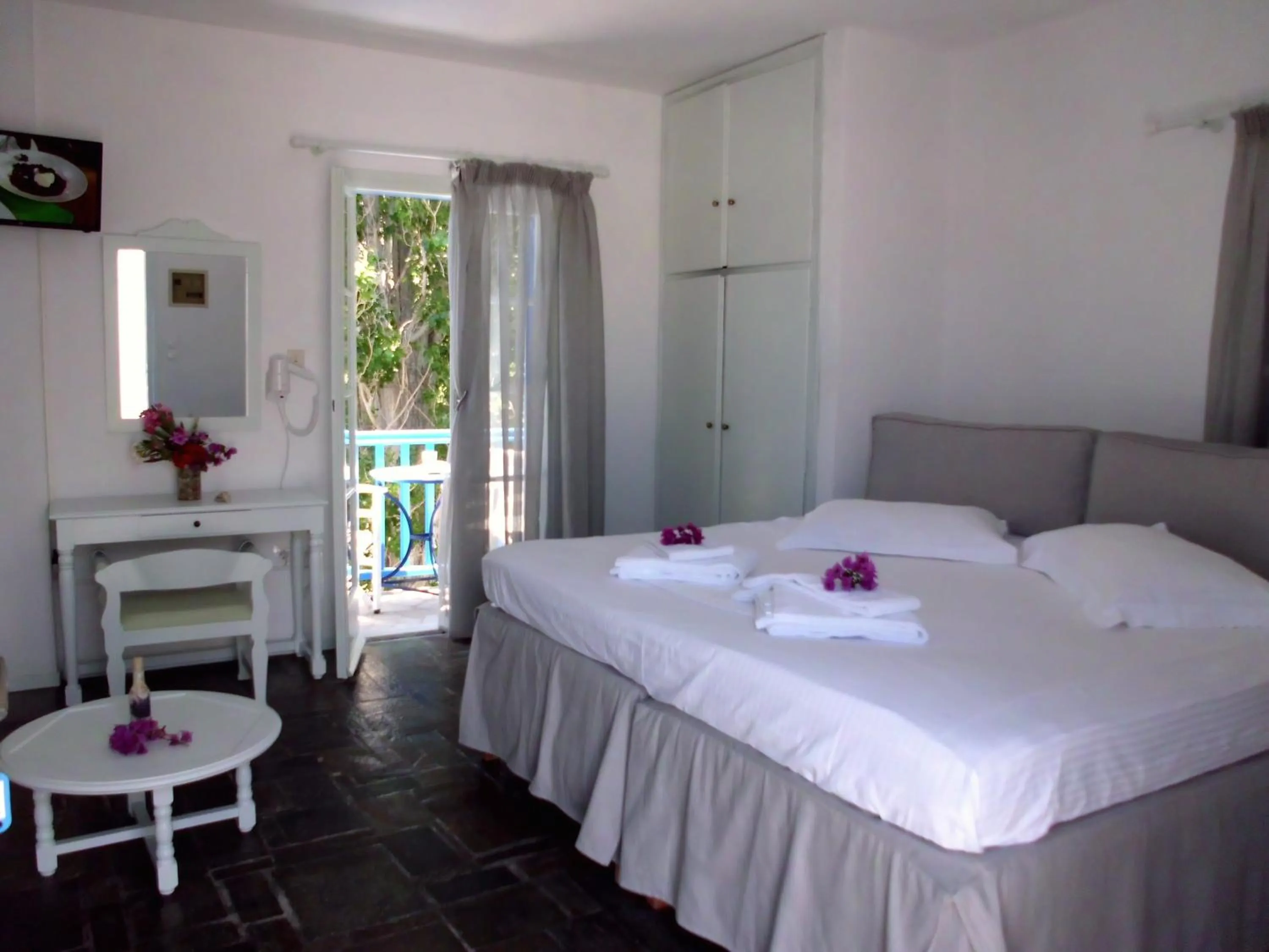 Bed in Aegean Village