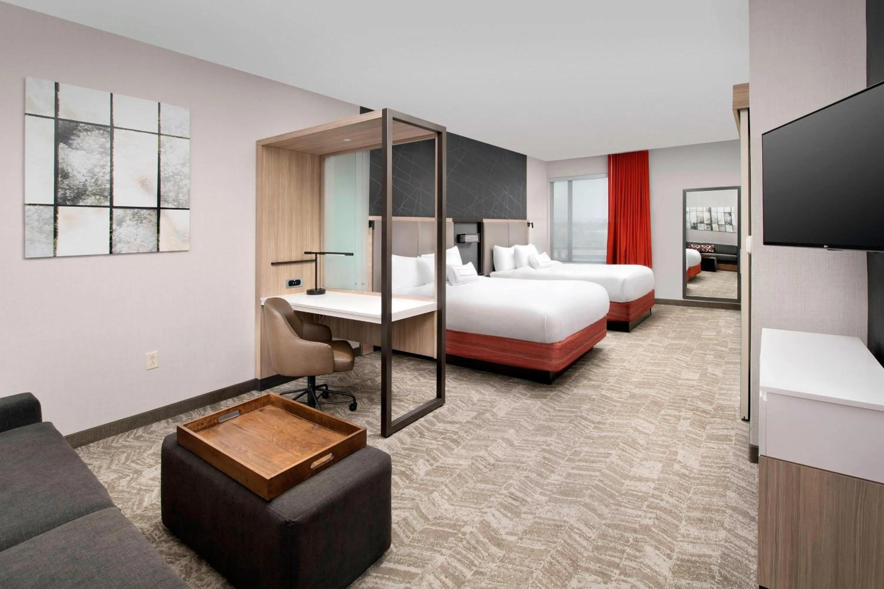 Photo of the whole room, Bed in SpringHill Suites by Marriott Albuquerque North/Journal Center