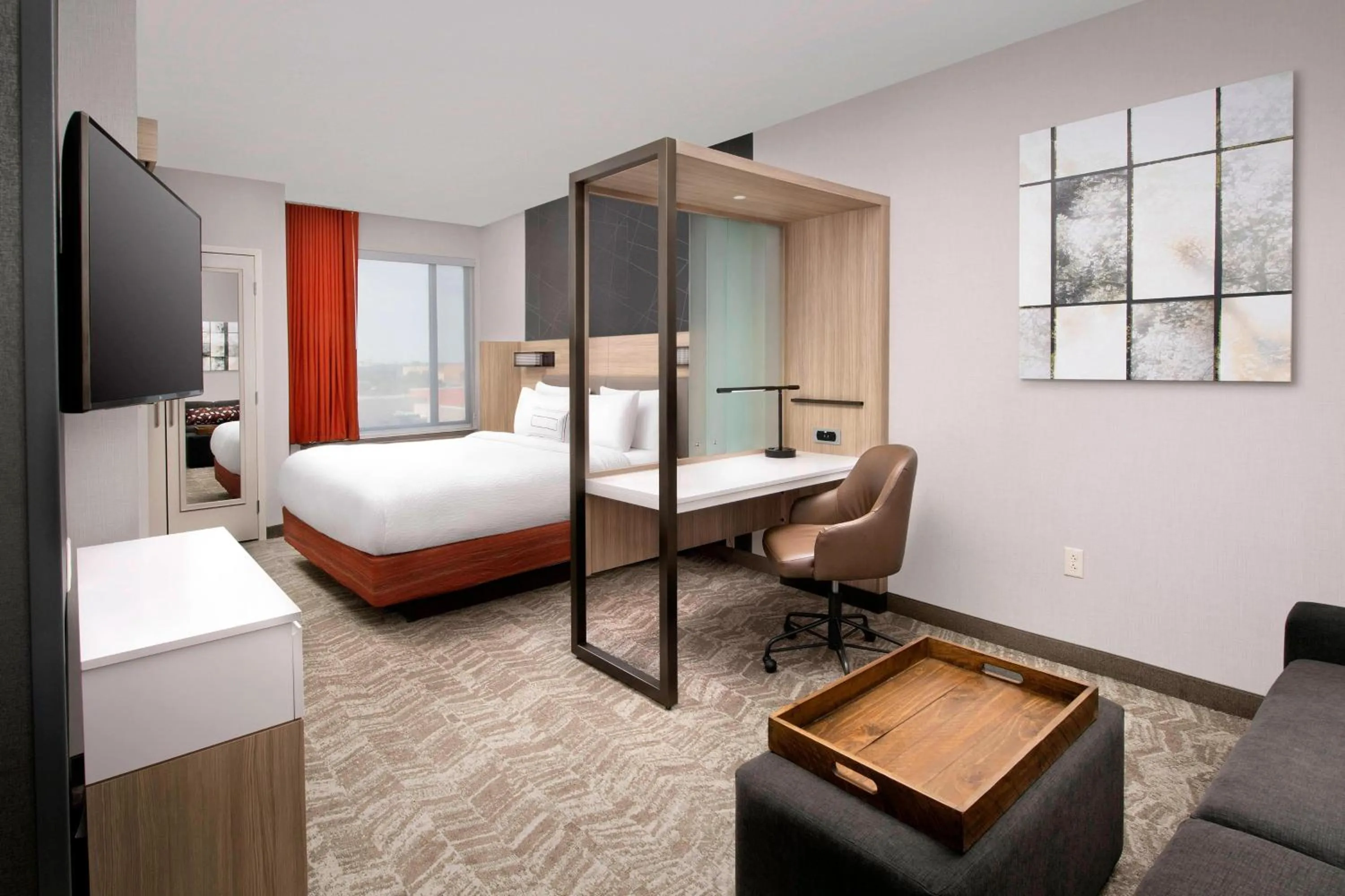 Photo of the whole room, Bed in SpringHill Suites by Marriott Albuquerque North/Journal Center