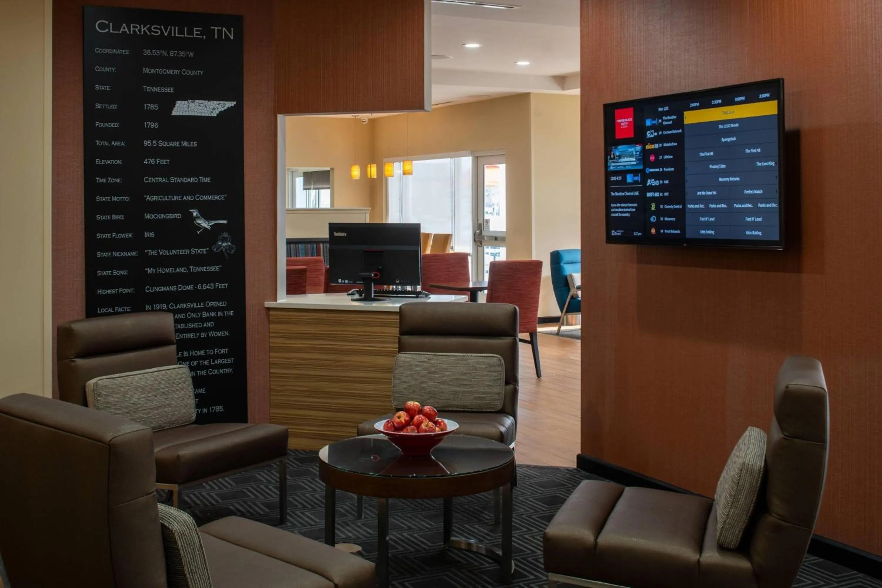 Lobby or reception in TownePlace by Marriott Suites Clarksville