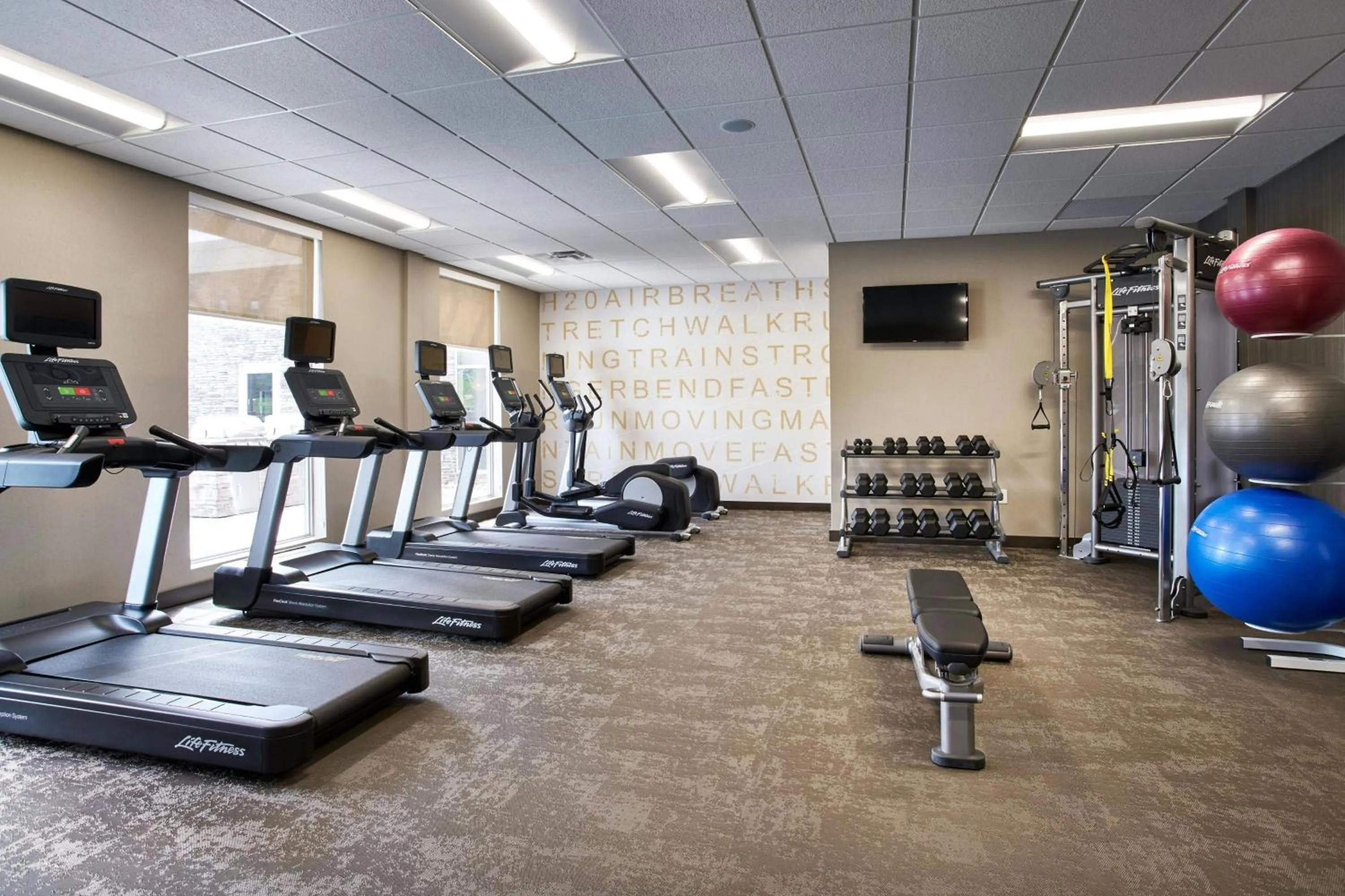 Fitness centre/facilities in Residence Inn by Marriott Lynchburg