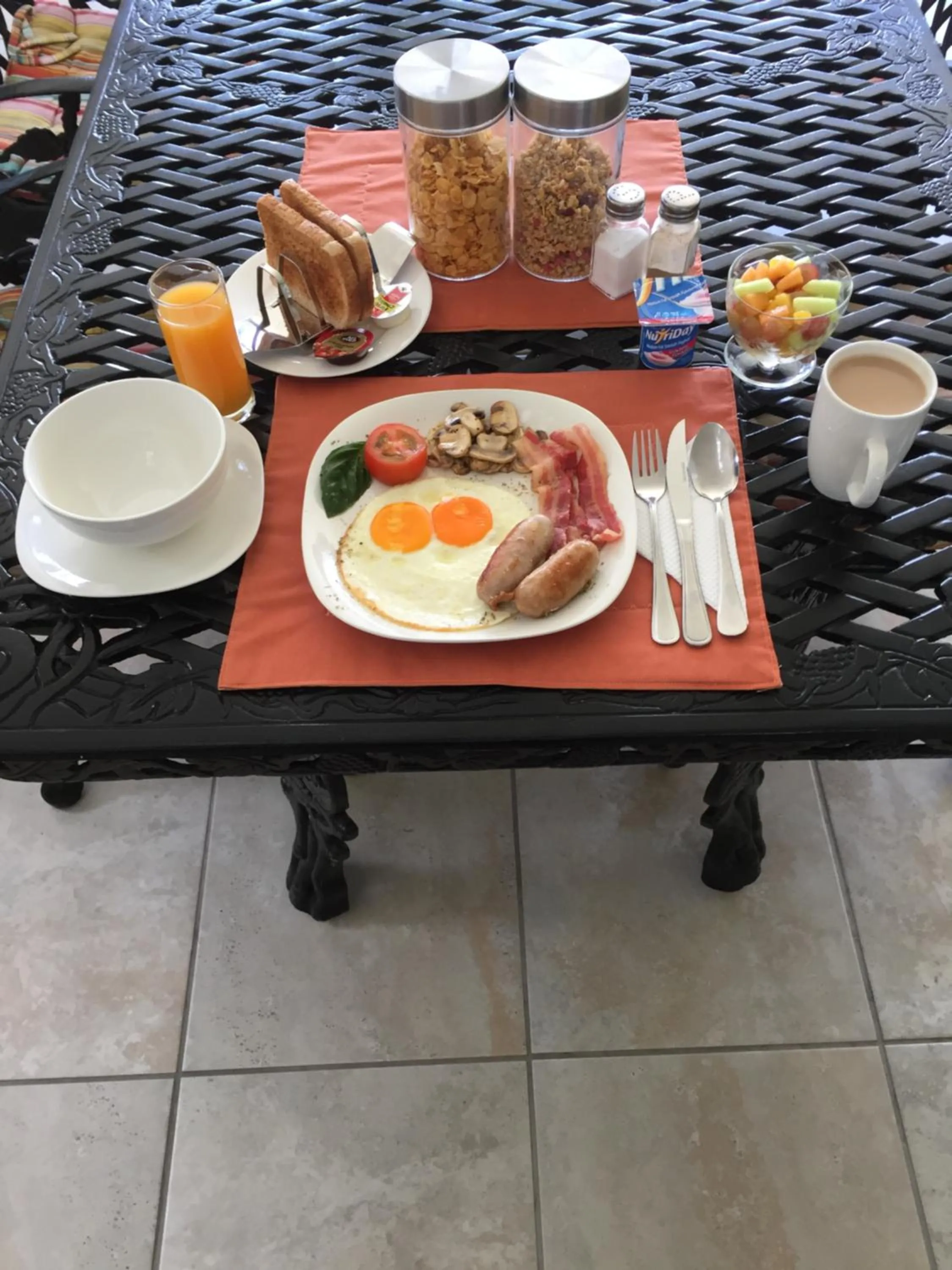 Food close-up in Oceanview B&B
