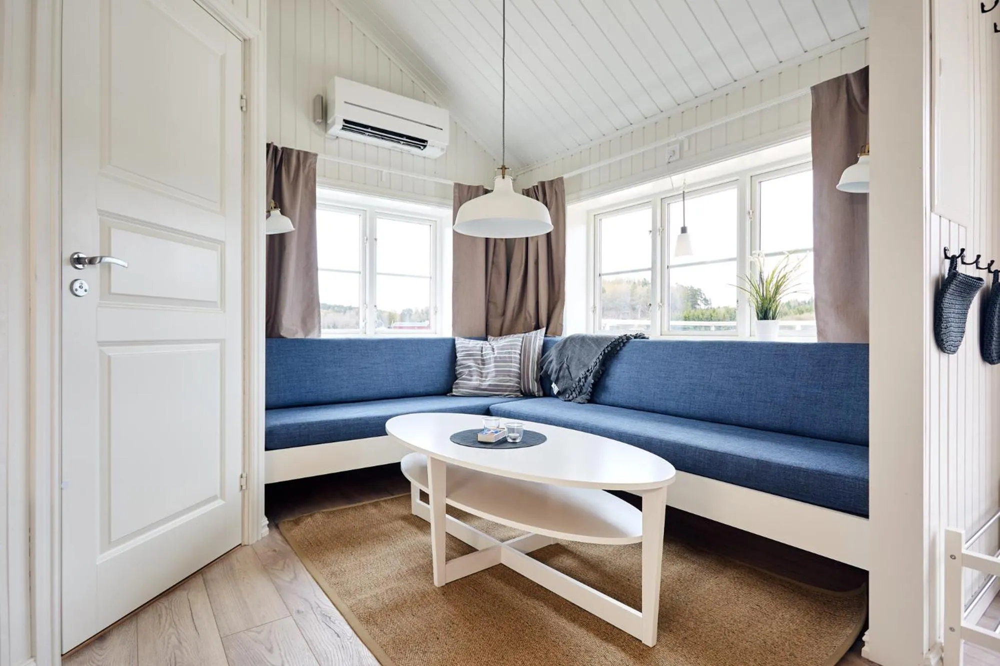 Living room in Lagunen Cottages and Hostel