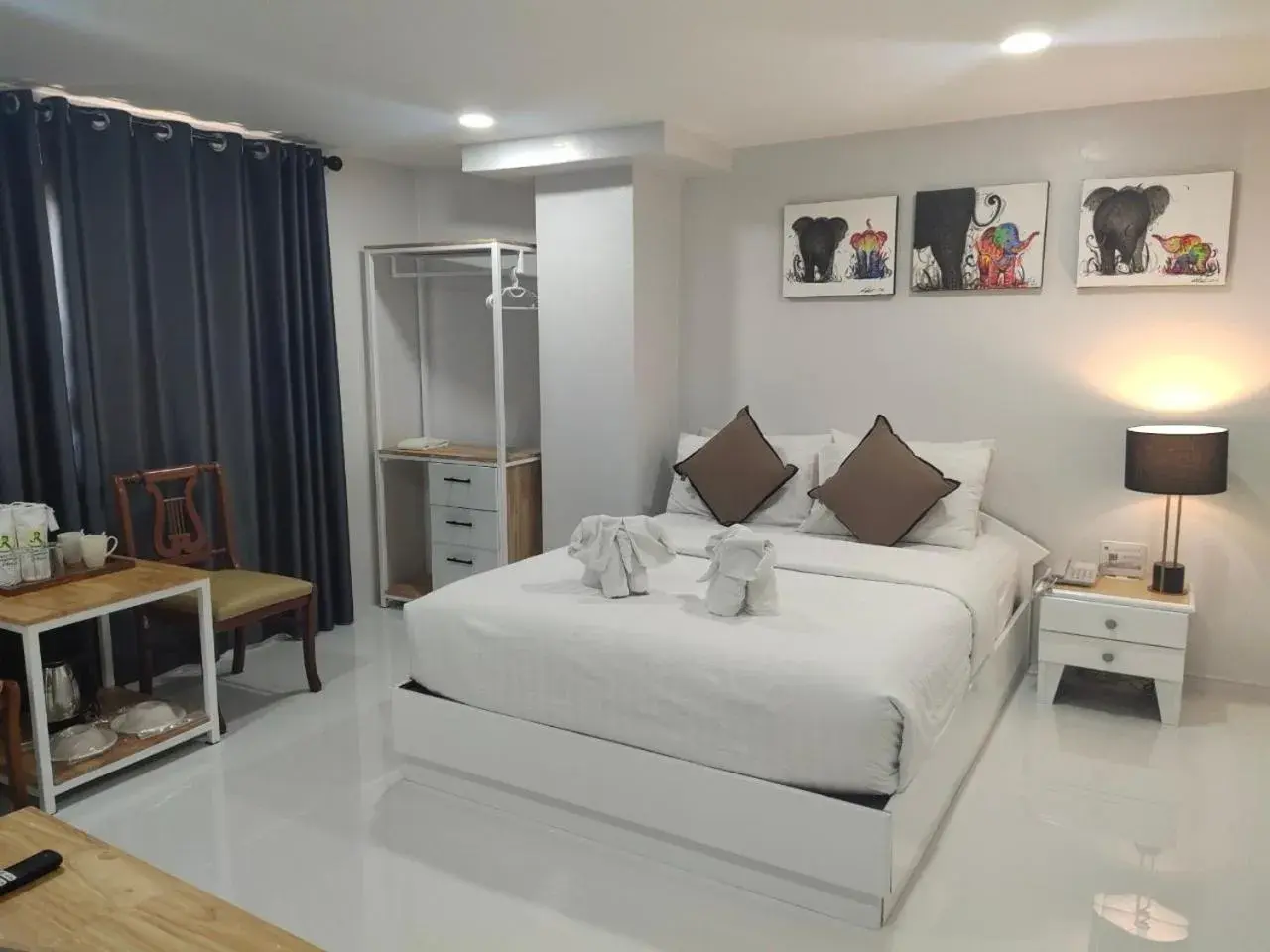 Bed in Regent Lodge Lampang Bed in Regent Lodge Lampang