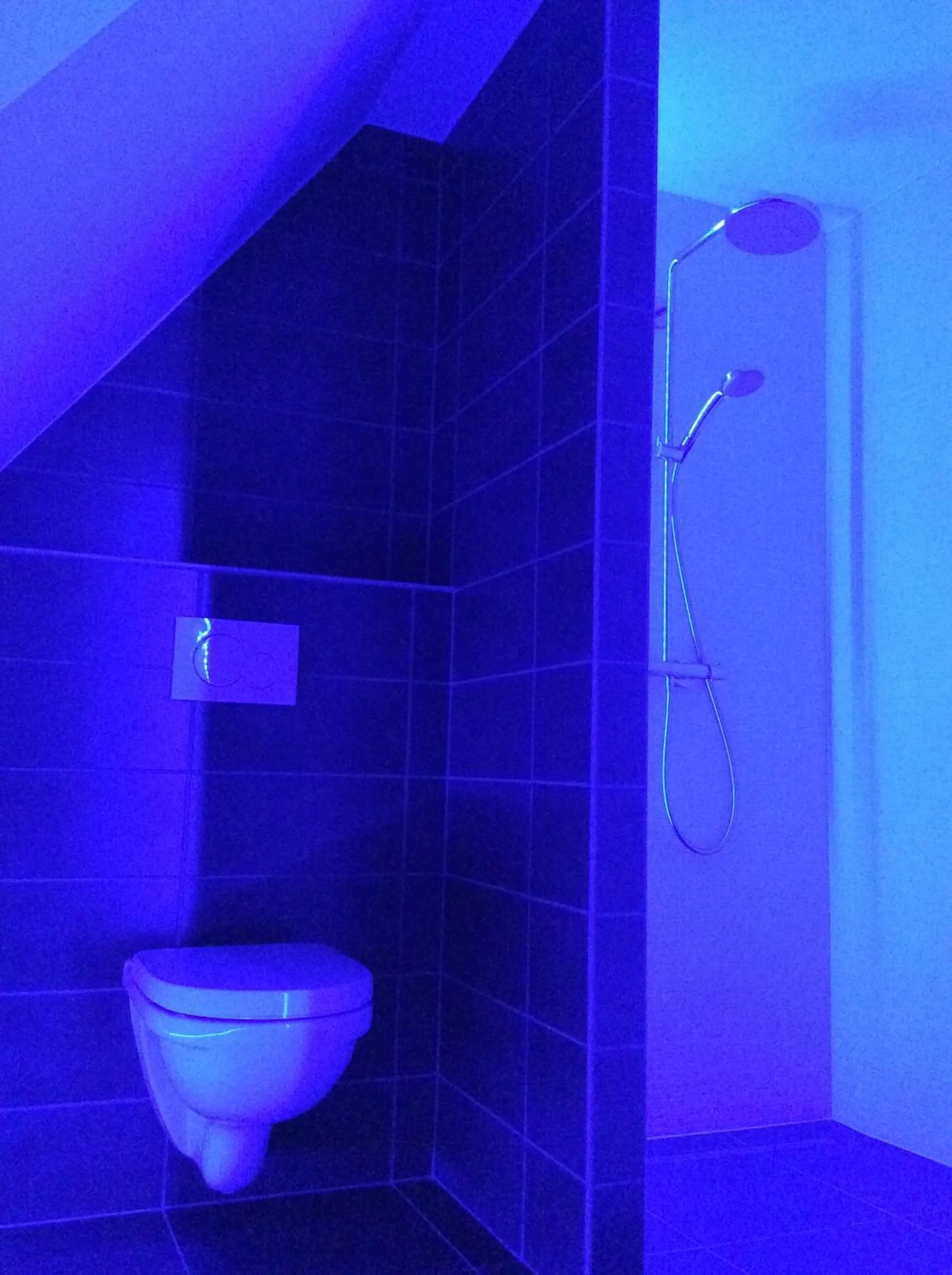 Shower in B&B wellness Sea Nat voor Naturisten