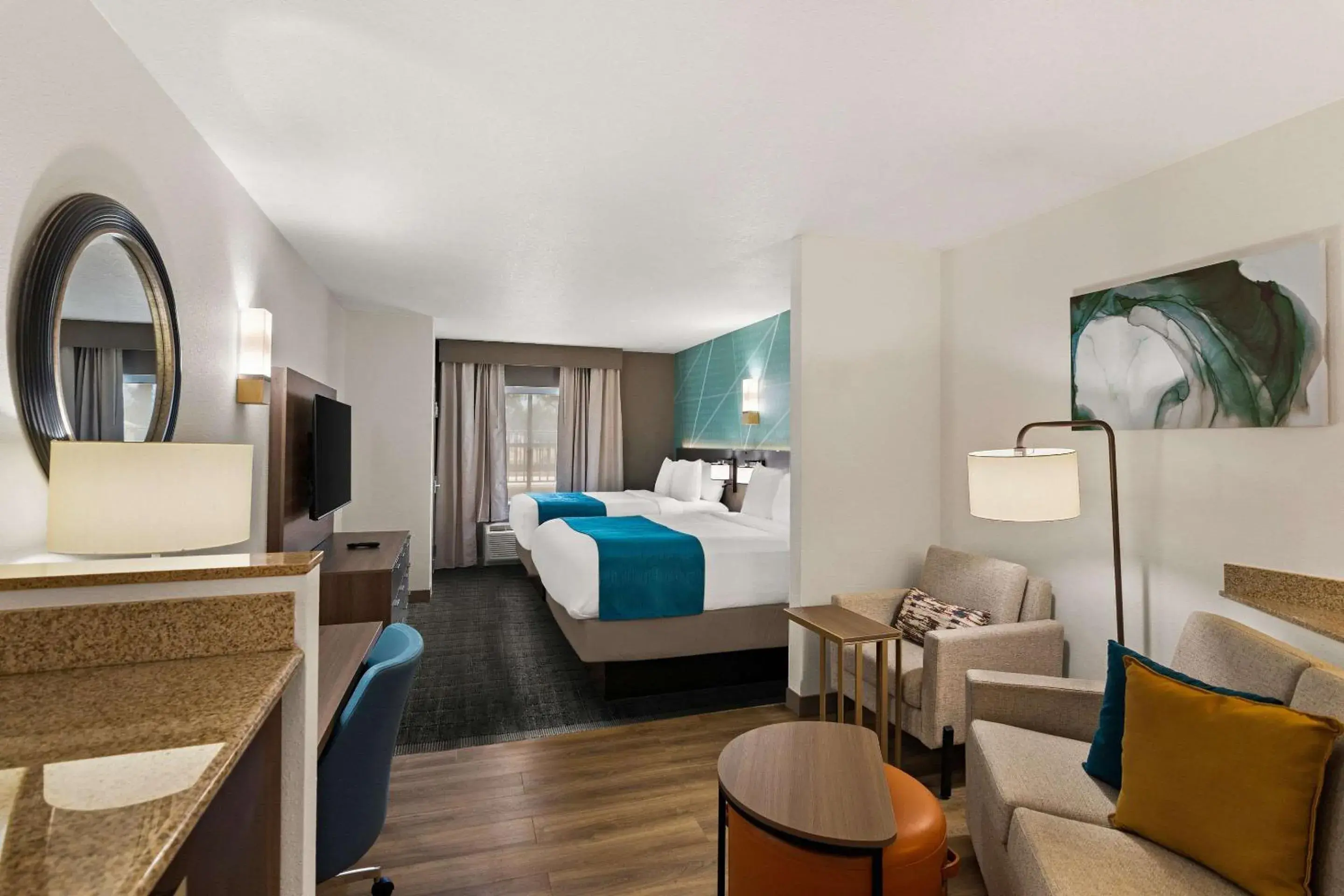 Queen Suite with Two Queen Beds in Comfort Suites Vero Beach I-95 Queen Suite with Two Queen Beds in Comfort Suites Vero Beach I-95