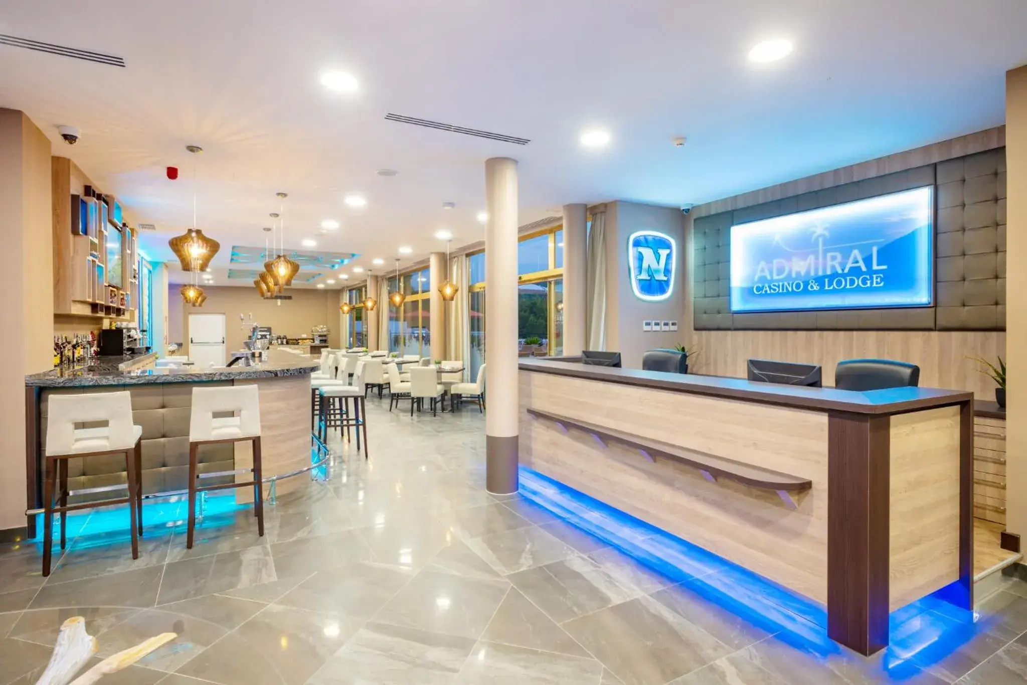 Lobby or reception in Hotel Admiral San Roque Lobby or reception in Hotel Admiral San Roque