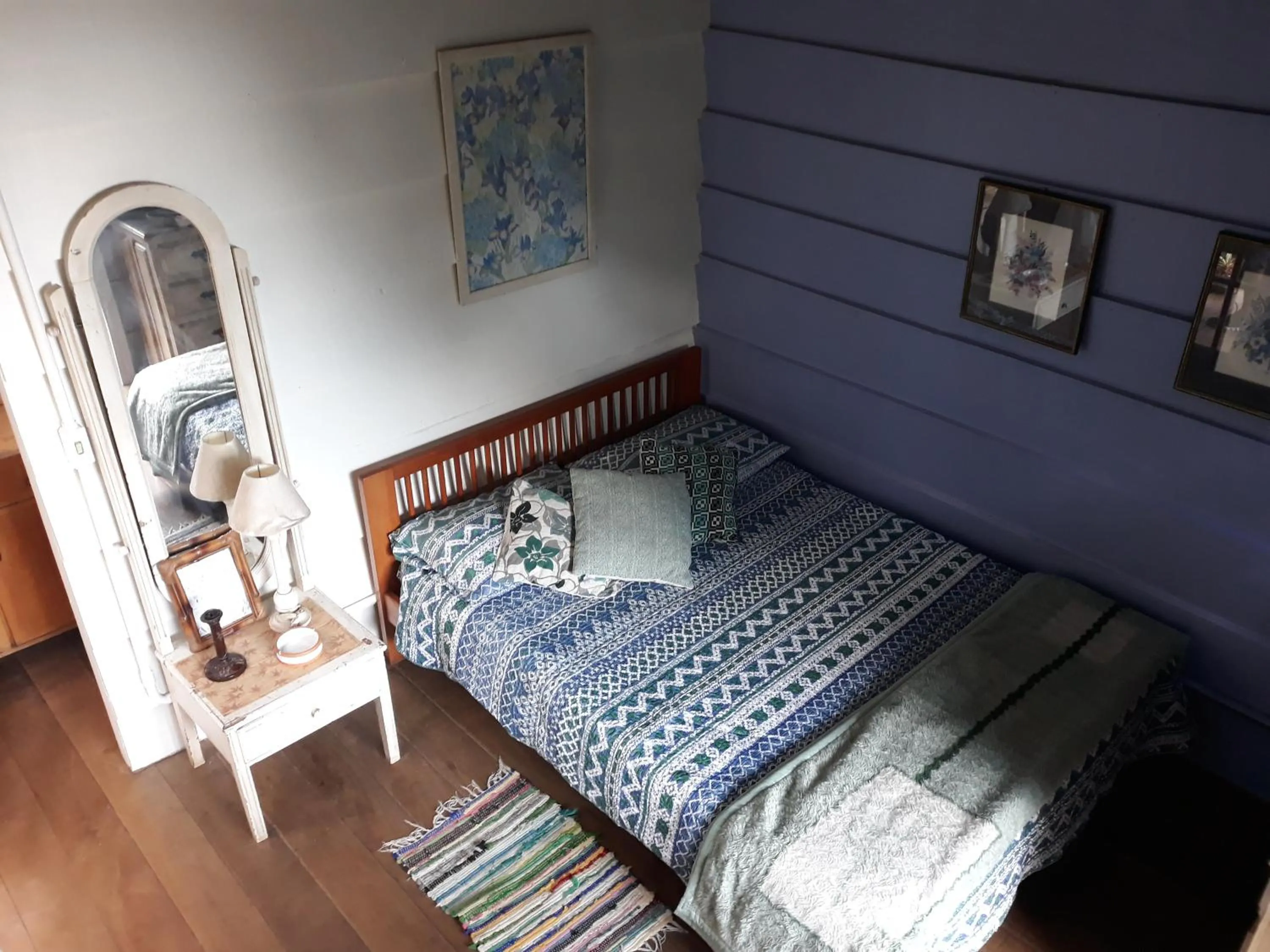 Bed in Chales Bamboo Jungle