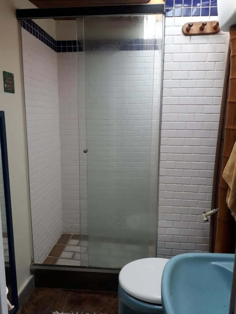 Bathroom in Chales Bamboo Jungle