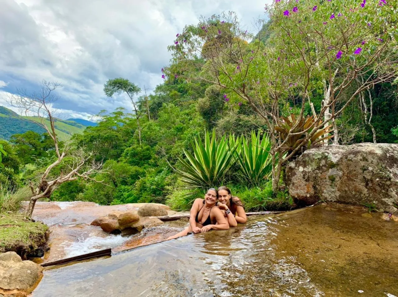 People in Chales Bamboo Jungle