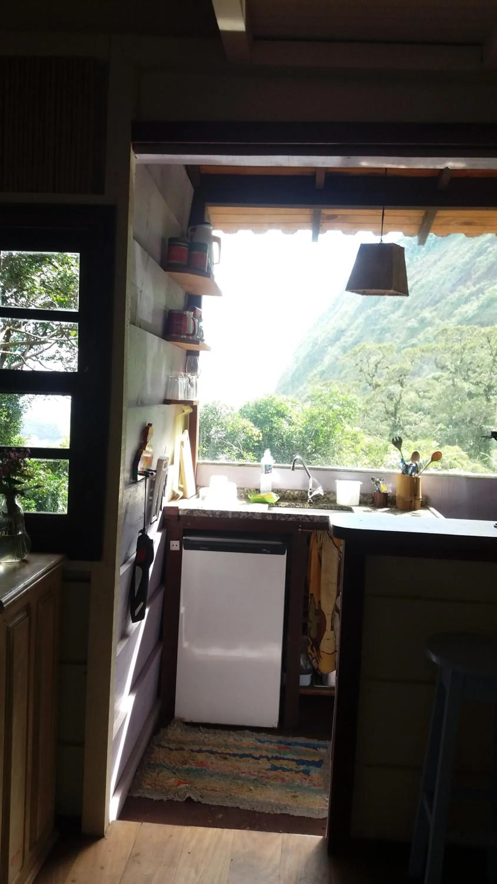 Kitchen or kitchenette in Chales Bamboo Jungle